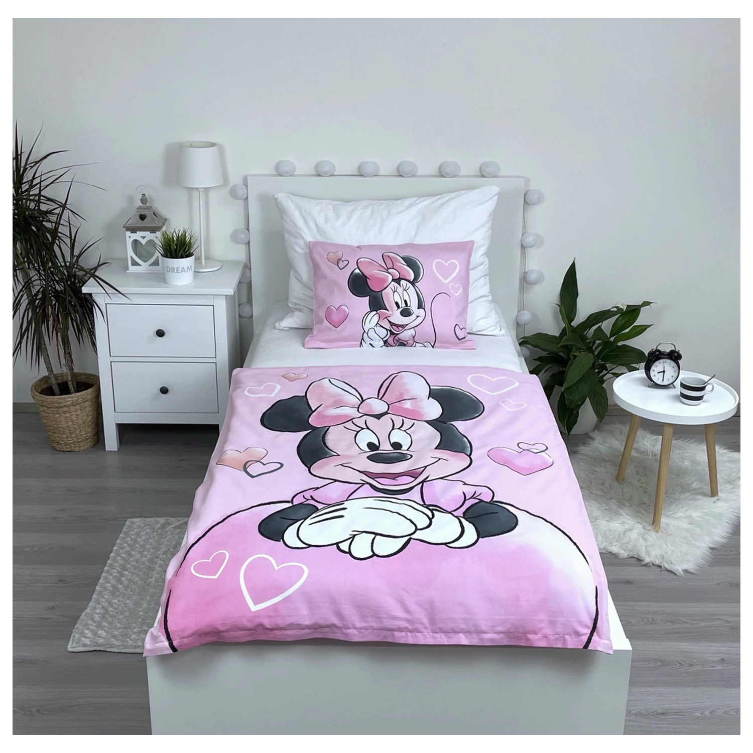 Disney Minnie Pudrasto Rozi Dječja, Predškolska Navlaka za poplun fotografija proizvoda