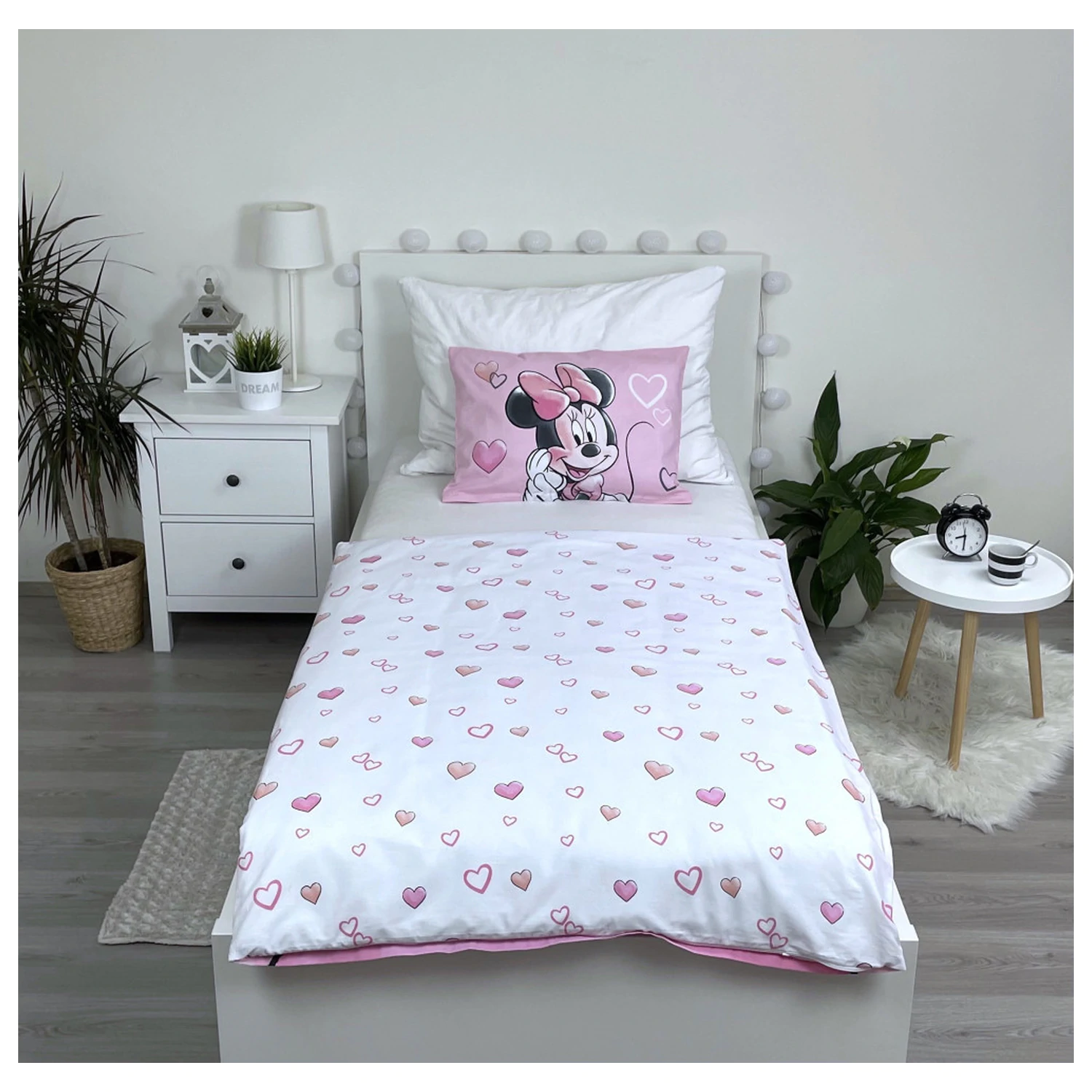 Disney Minnie Pudrasto Rozi Dječja, Predškolska Navlaka za poplun fotografija proizvoda