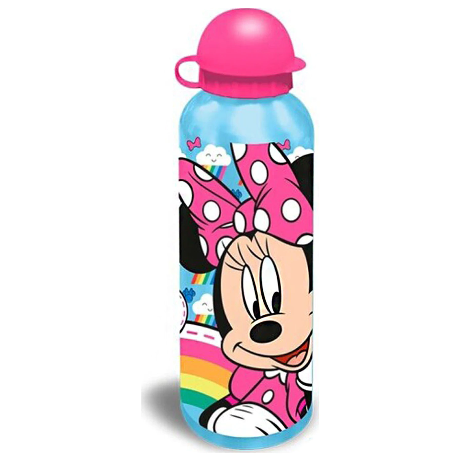 Disney Minnie Rainbow aluminijska boca za vodu s čepom za piće 500 ml fotografija proizvoda