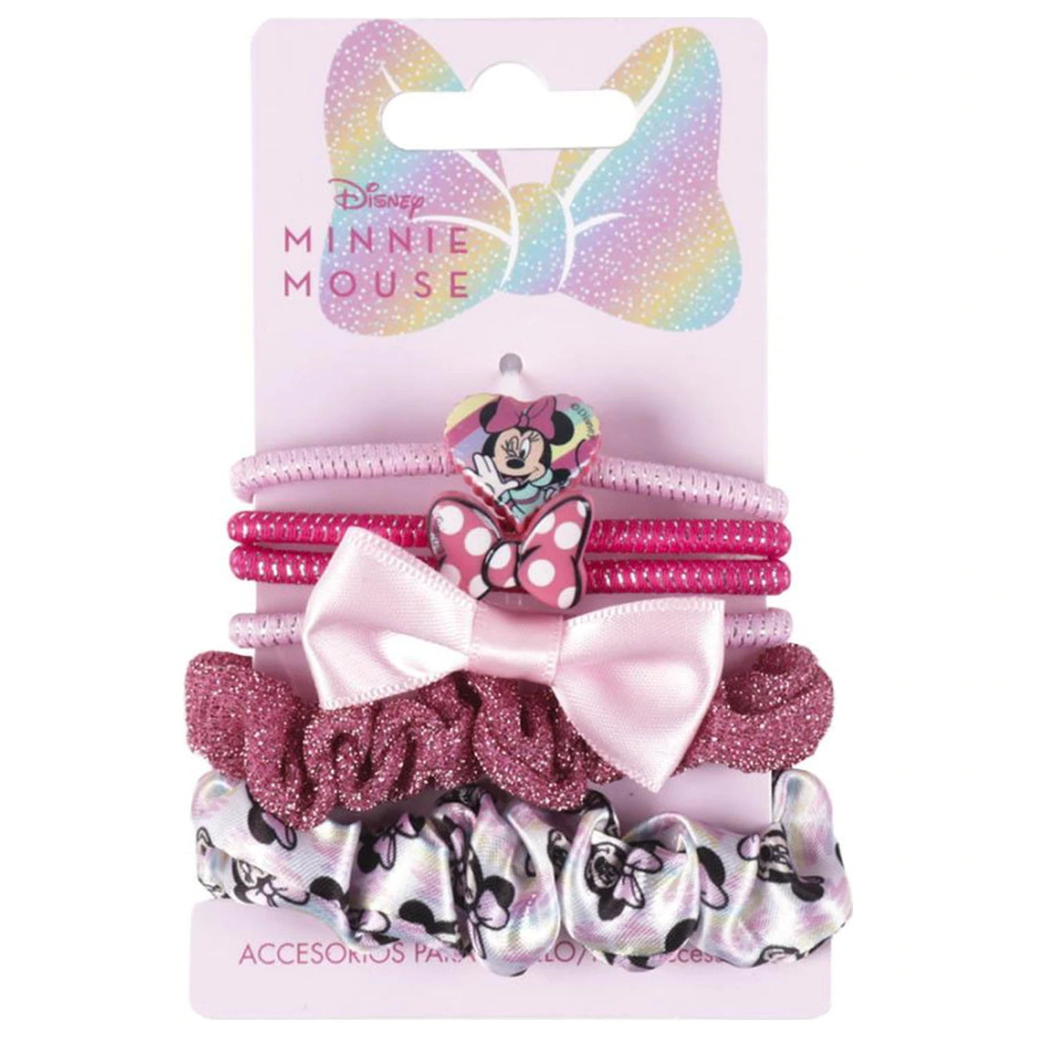 Disney Minnie Rainbow Hair Tie Set 6 komada fotografija proizvoda