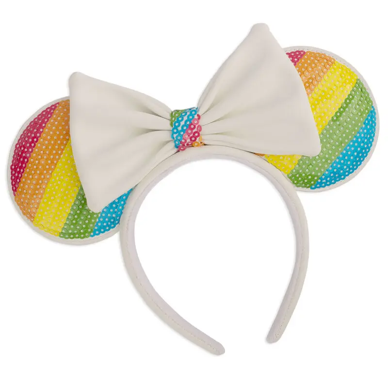 Disney by Loungefly naglavna traka Sequin Rainbow Minnie Ears fotografija proizvoda