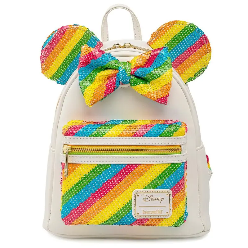 Loungefly Disney Minnie Rainbow ruksak 26cm fotografija proizvoda