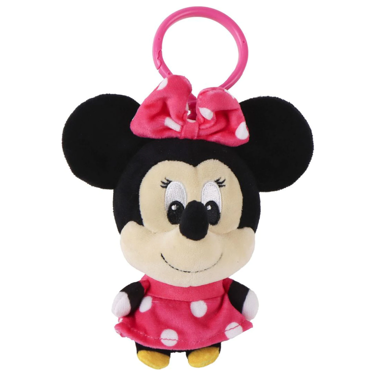 Disney Minnie Smile 3D plišana figura s vješalicom, privjesak za torbu 13 cm fotografija proizvoda
