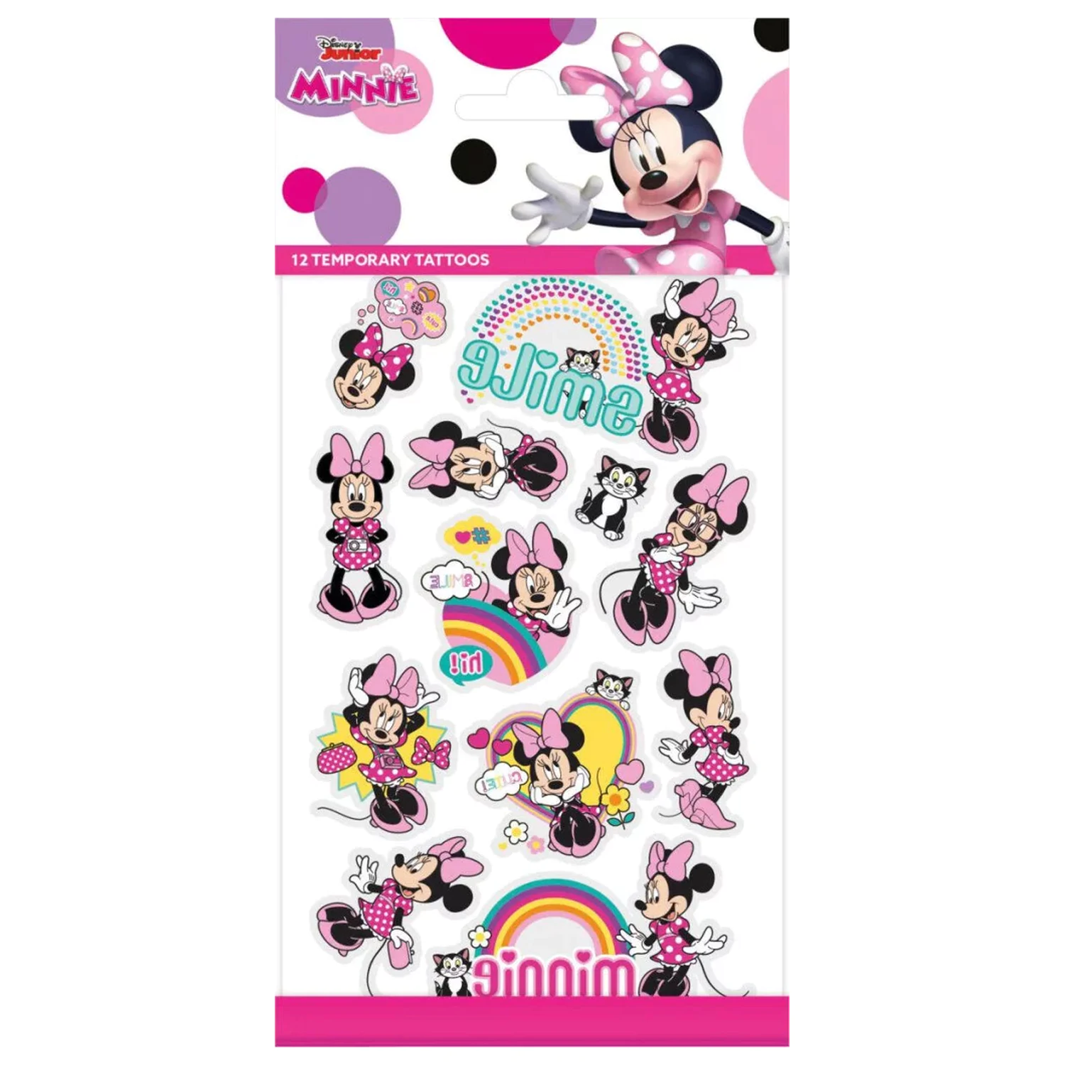 Disney Minnie Smile Tattoo 12 kom. fotografija proizvoda