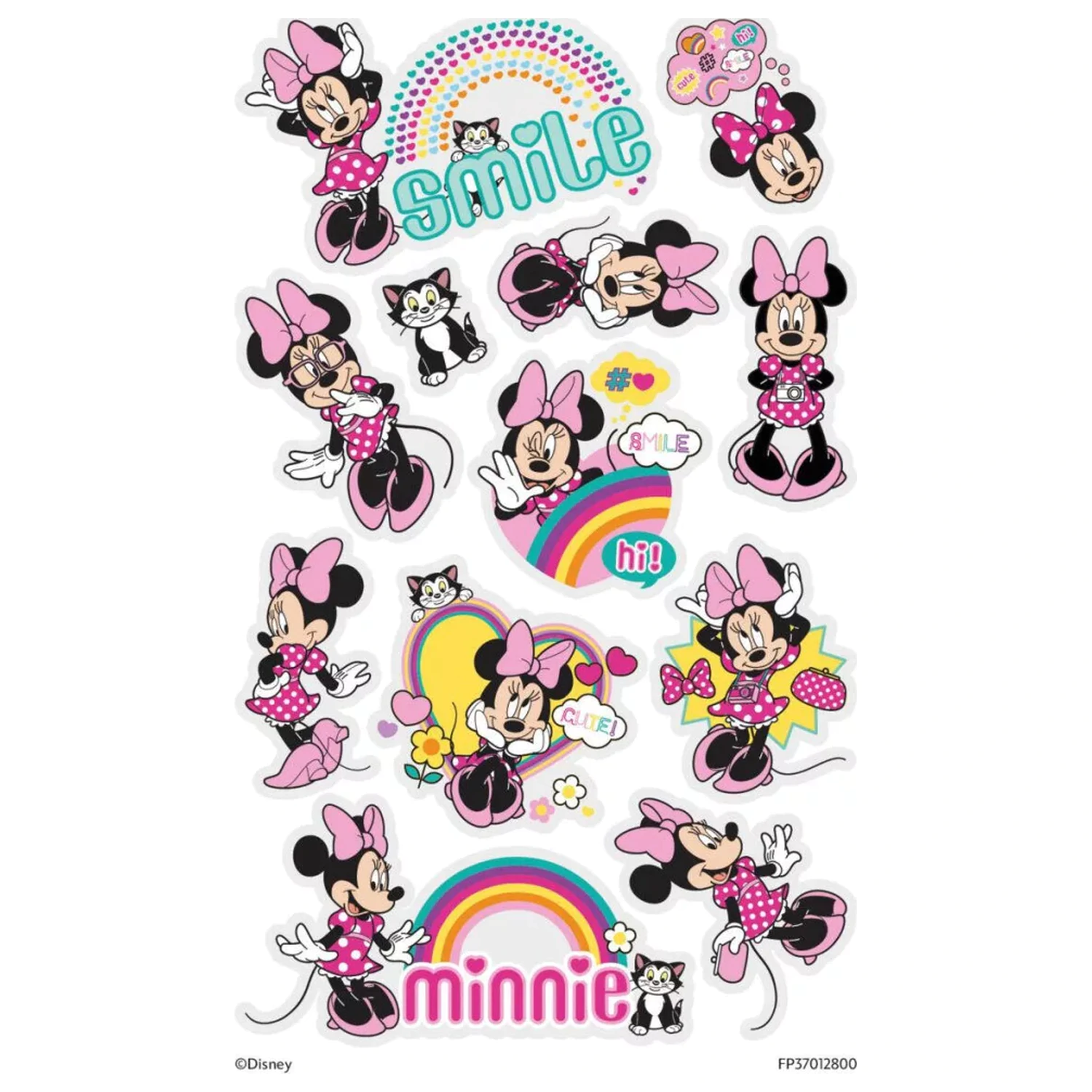 Disney Minnie Smile Tattoo 12 kom. fotografija proizvoda