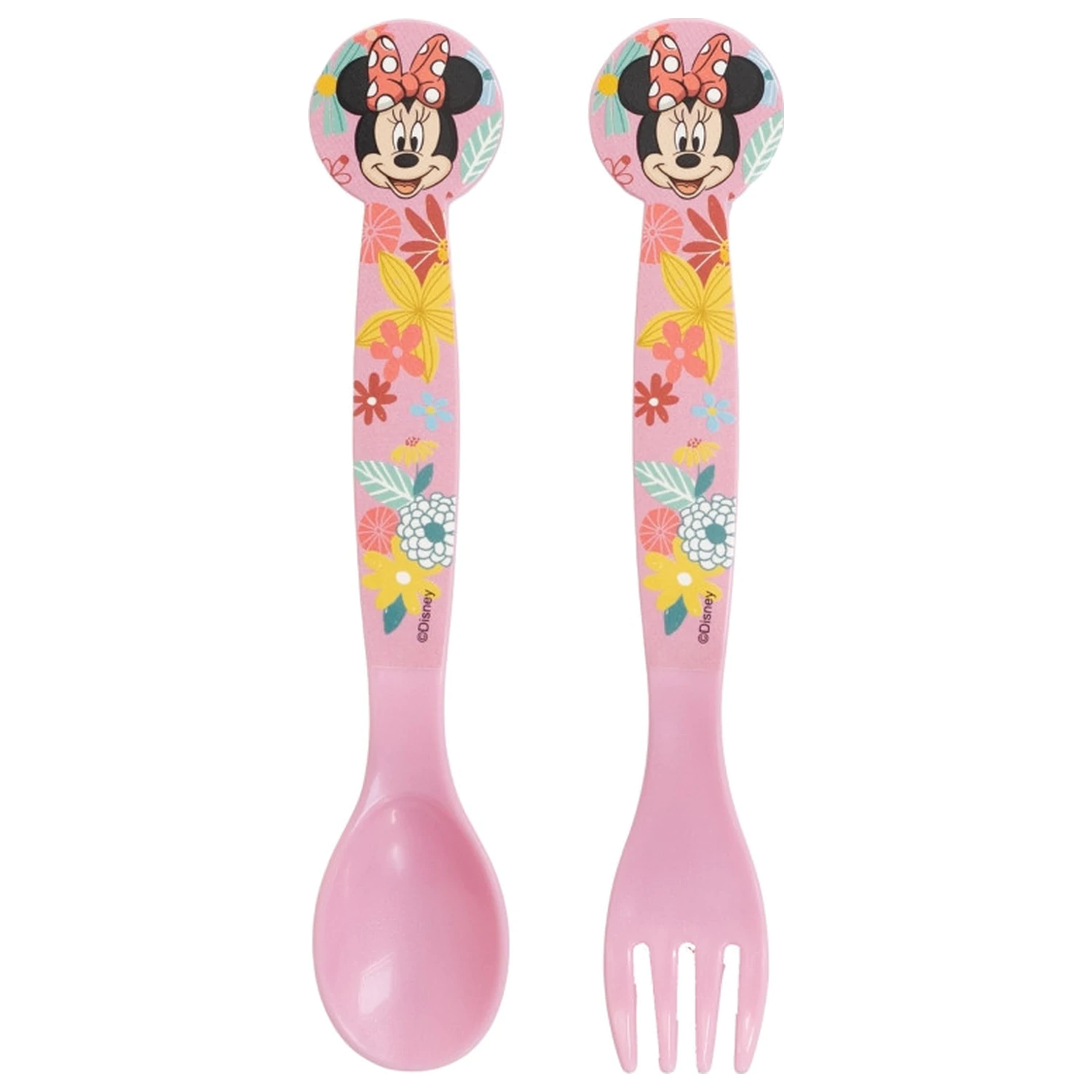 Disney Minnie Spring plastični set pribora za jelo - 2 komada fotografija proizvoda