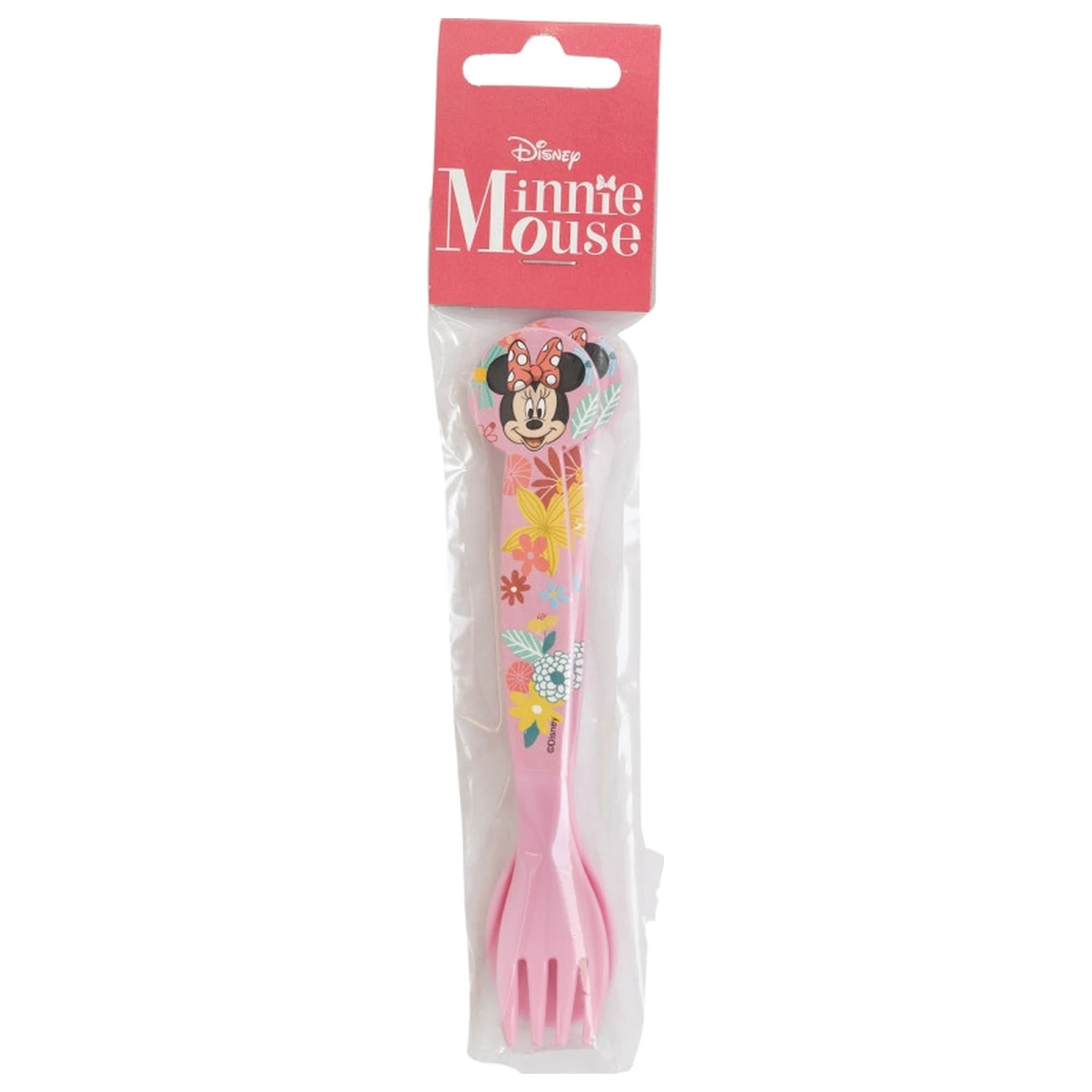 Disney Minnie Spring plastični set pribora za jelo - 2 komada fotografija proizvoda