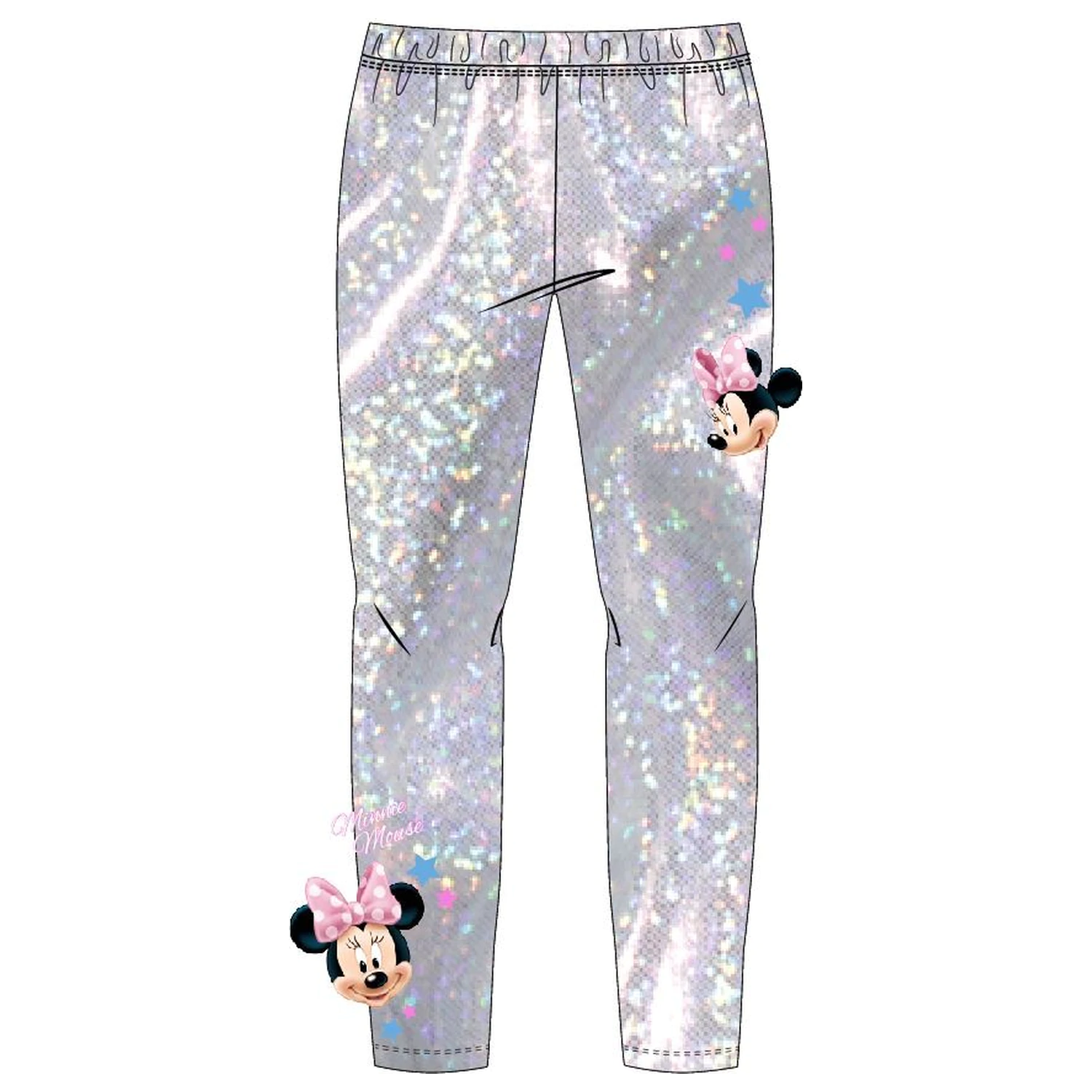Disney Minnie Starlight holografske dječje tajice 6 godina / 116 cm fotografija proizvoda