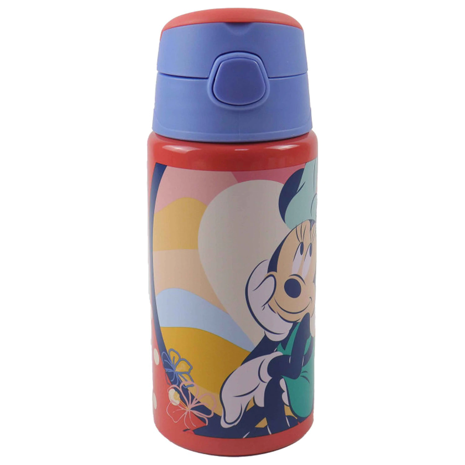 Disney Minnie Summer Aluminijska boca za vodu sa slamkom i kukicom 500 ml fotografija proizvoda