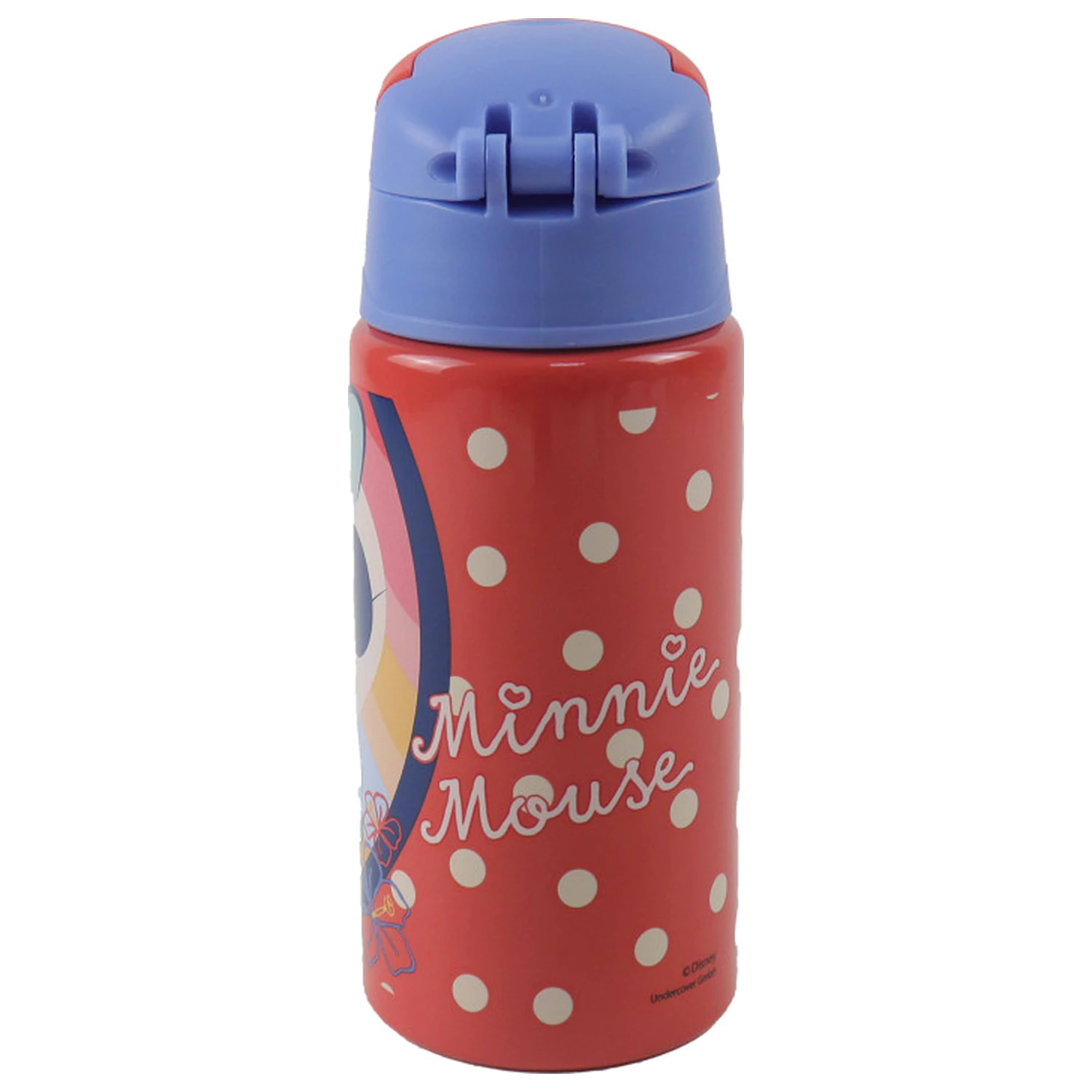 Disney Minnie Summer Aluminijska boca za vodu sa slamkom i kukicom 500 ml fotografija proizvoda