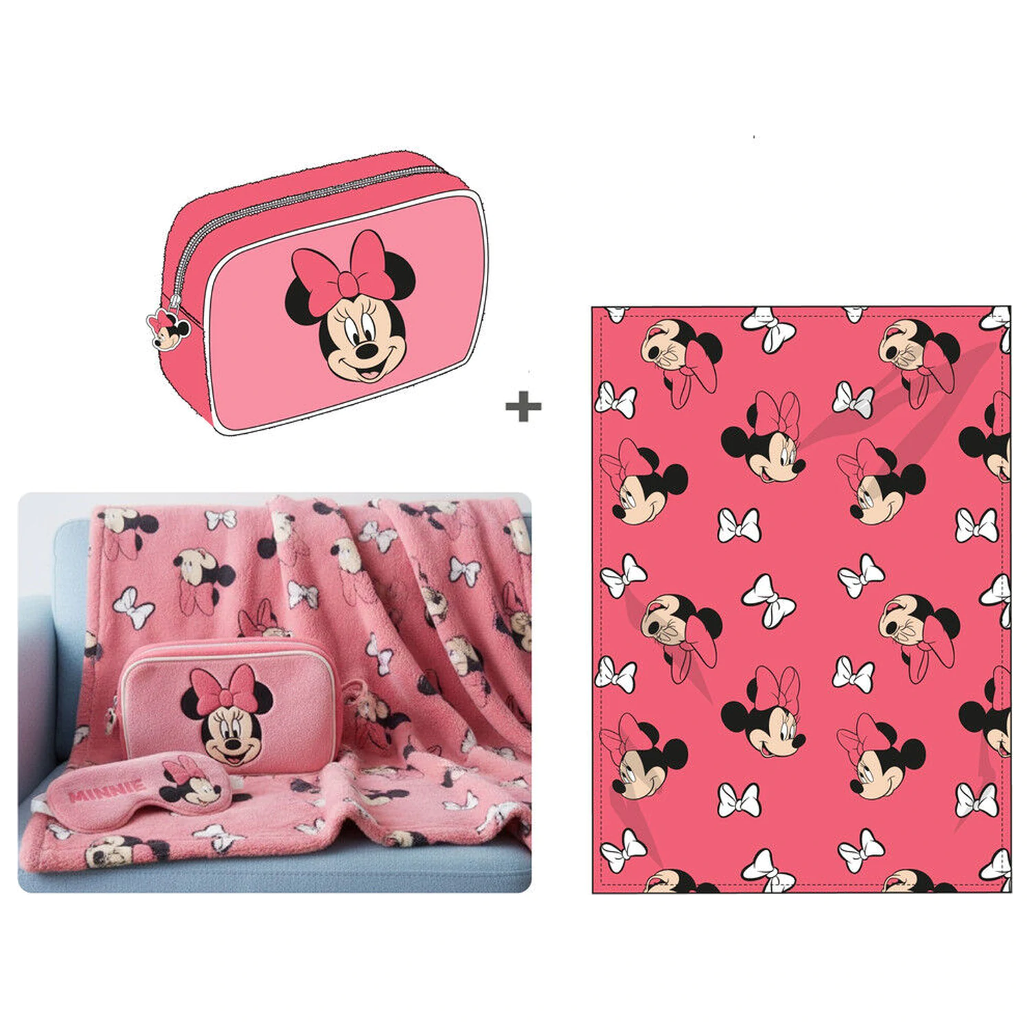 Disney Minnie set deka + futrola 100x140cm fotografija proizvoda