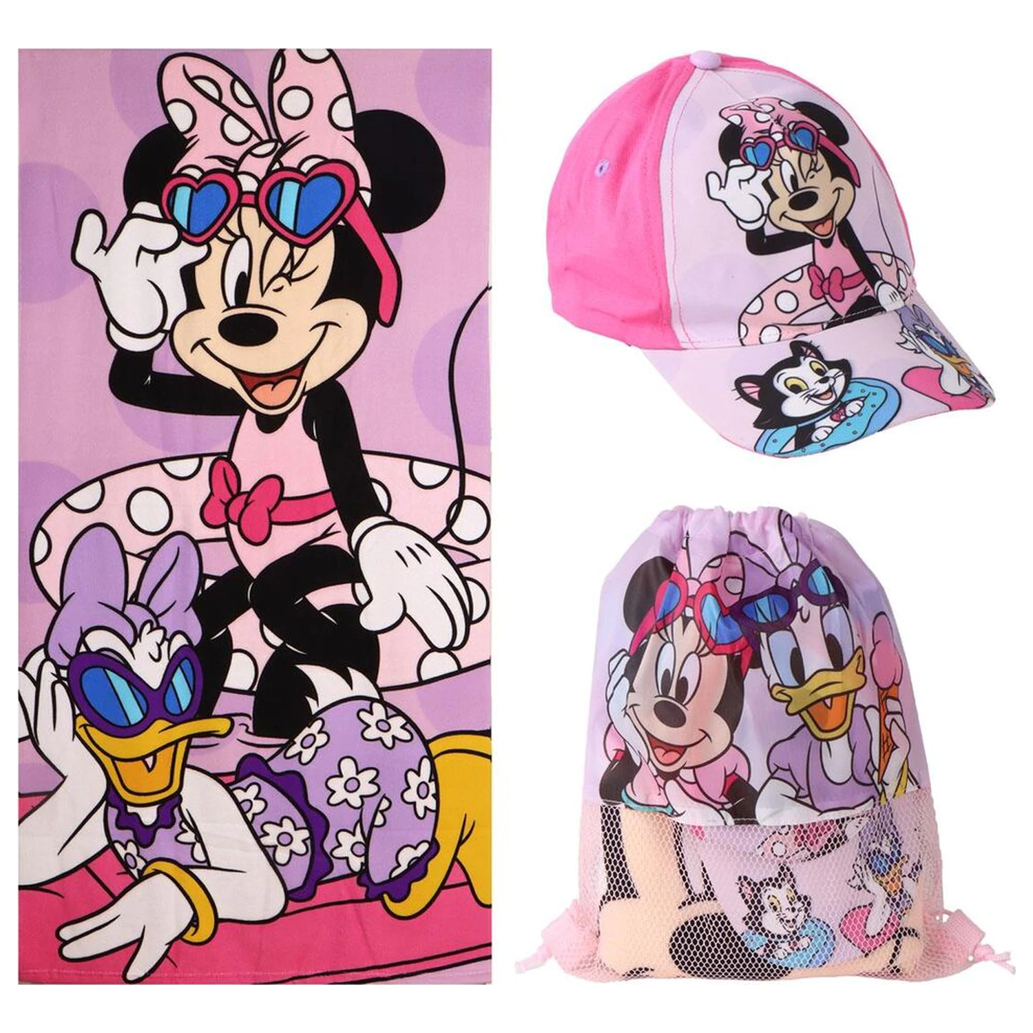 Disney Minnie ručnik + torba + kapa set fotografija proizvoda