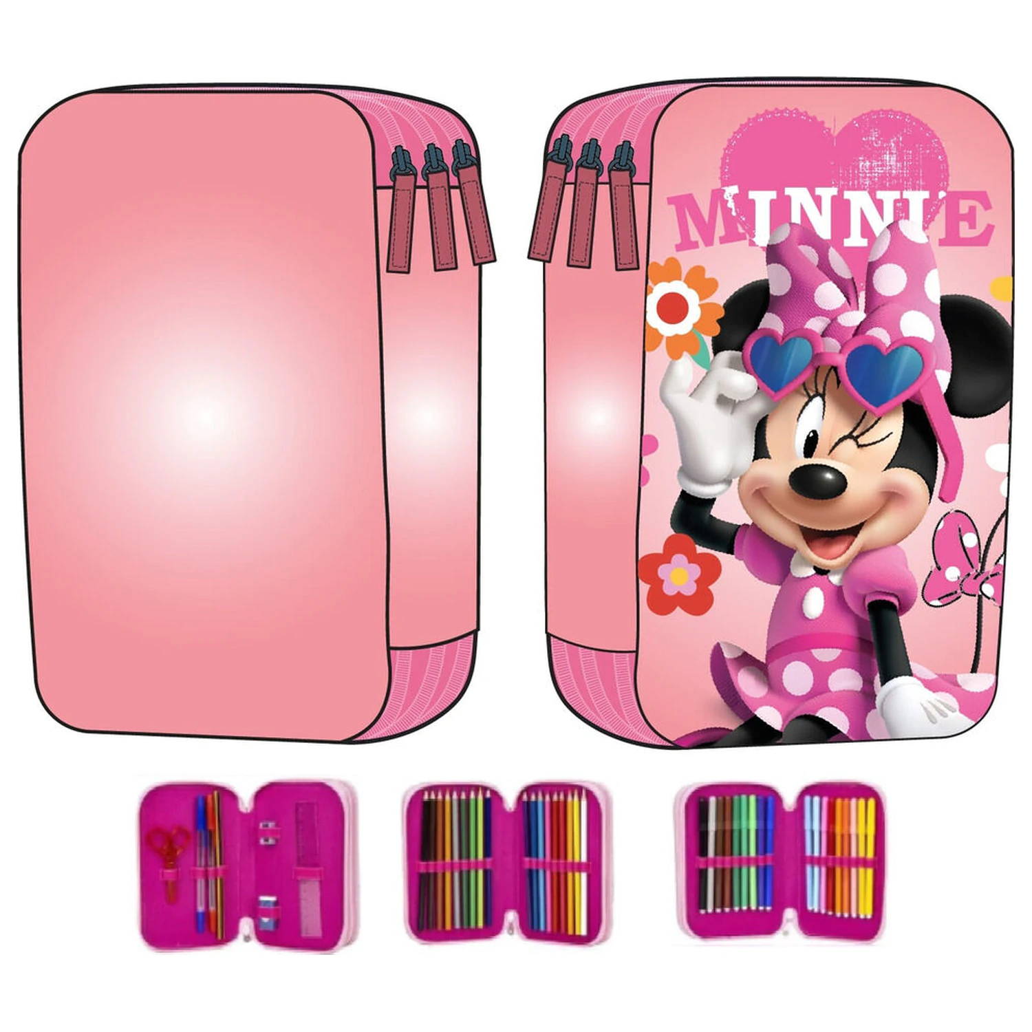 Disney Minnie trostruka pernica fotografija proizvoda