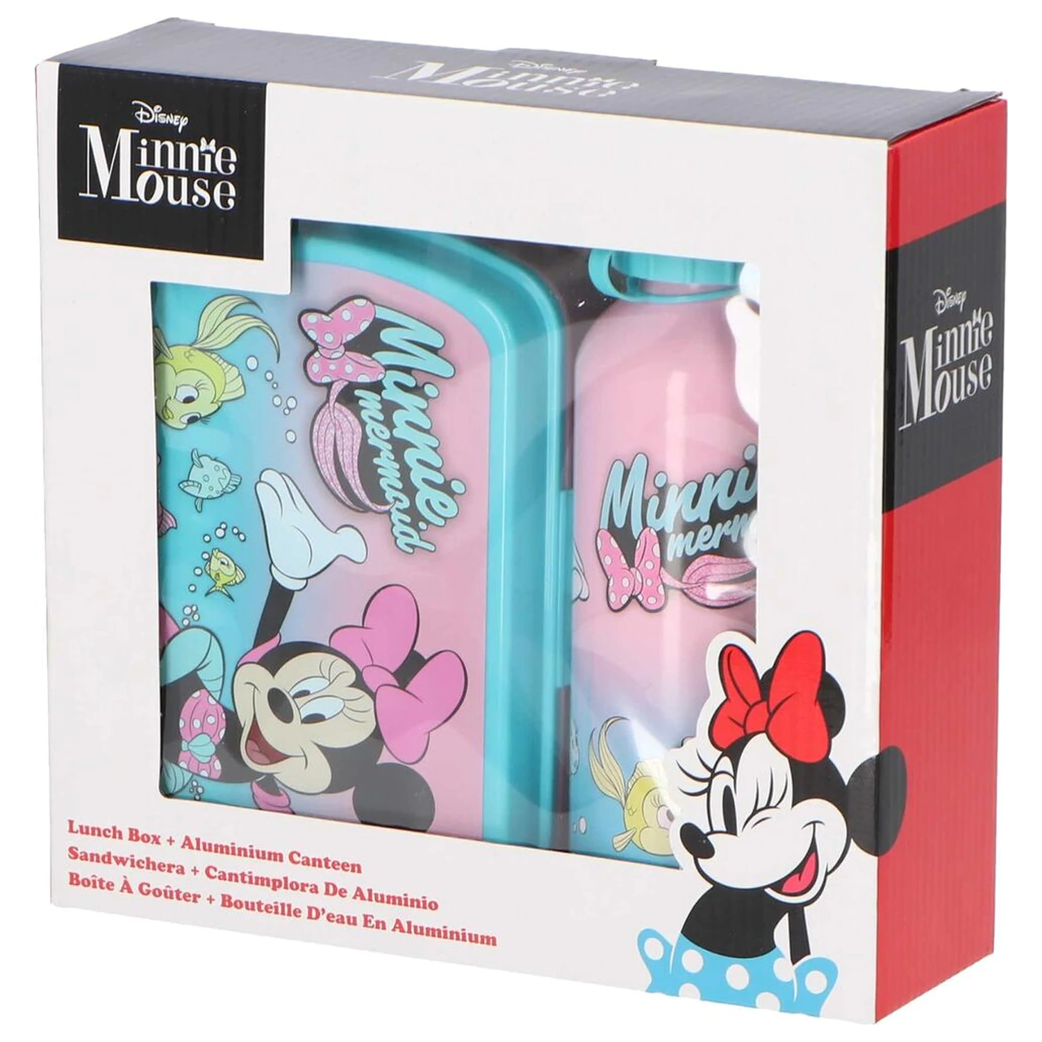 Disney Minnie kutija za ručak + aluminijska boca set 500 ml fotografija proizvoda