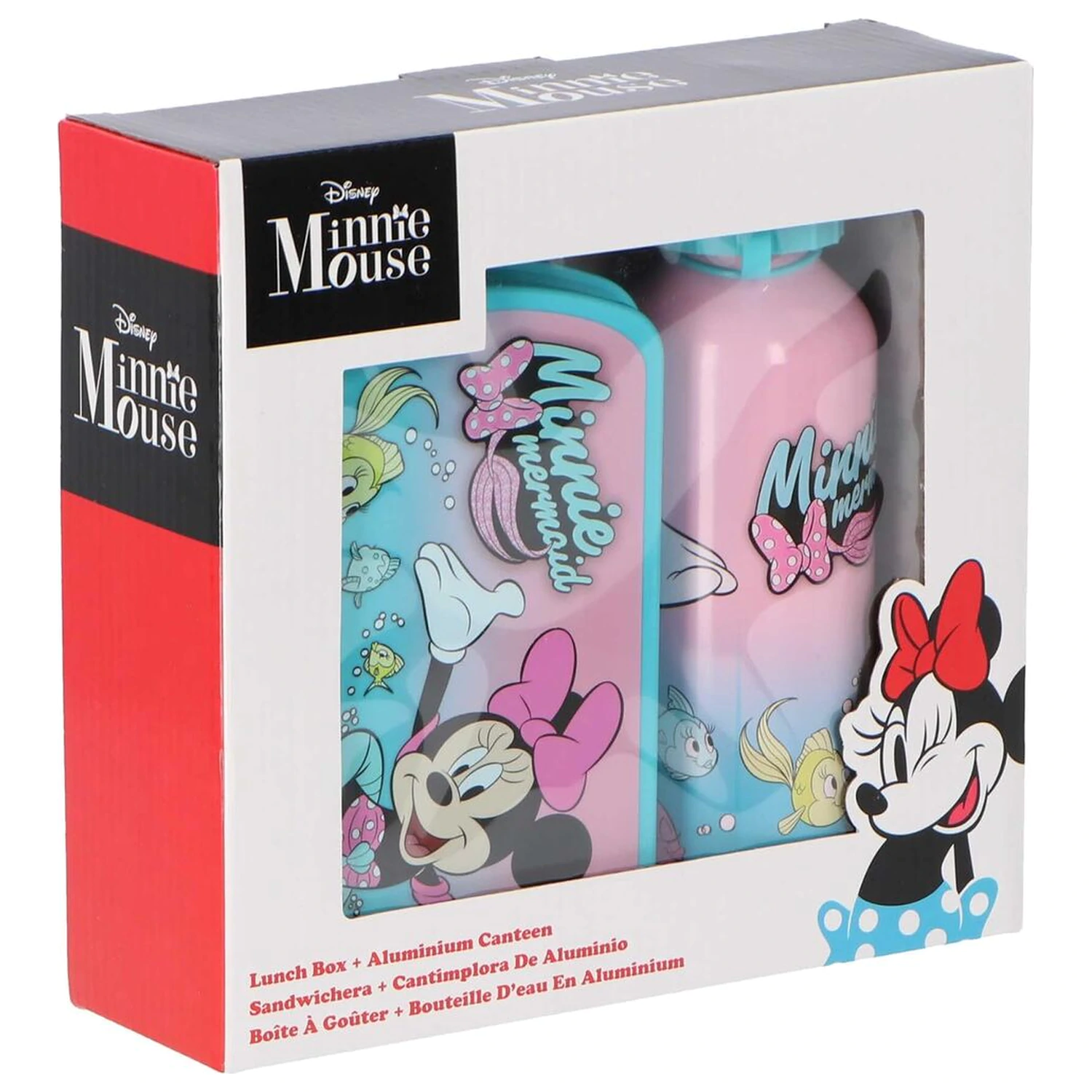 Disney Minnie kutija za ručak + aluminijska boca set 500 ml fotografija proizvoda
