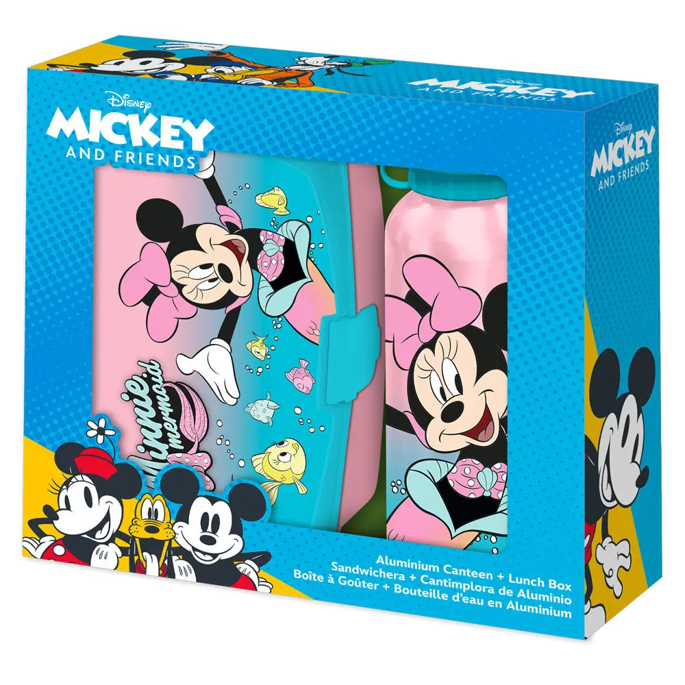 Disney Minnie kutija za ručak + aluminijska boca set 500 ml fotografija proizvoda