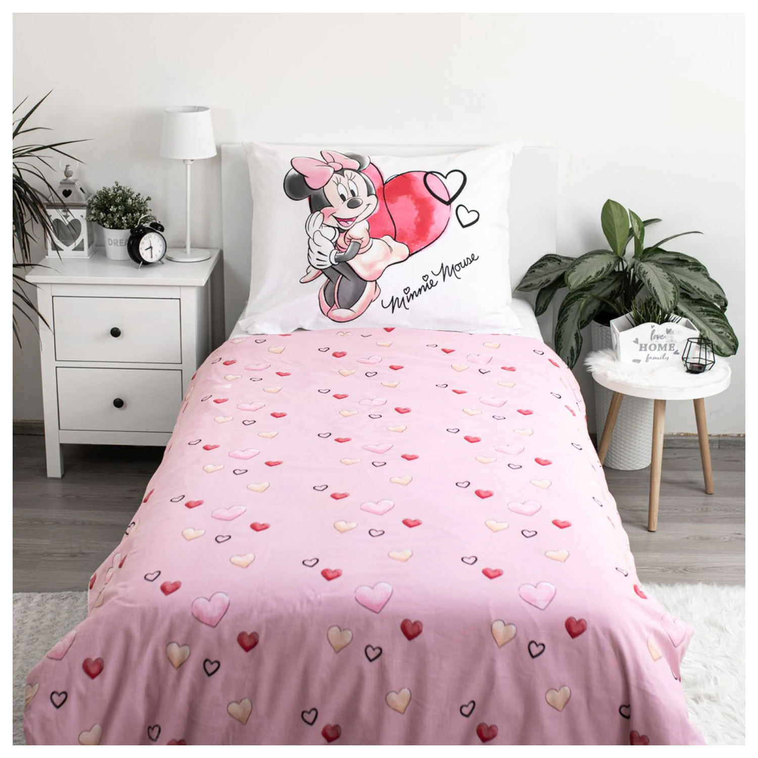 Disney Minnie bijela navlaka za poplun fotografija proizvoda