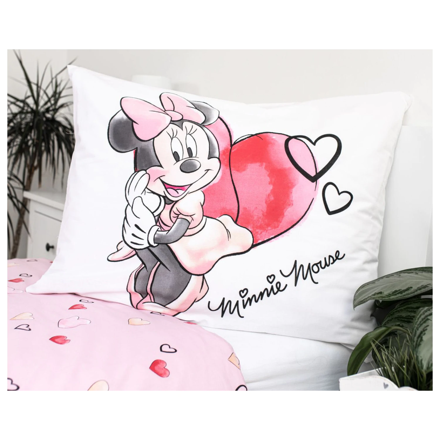 Disney Minnie bijela navlaka za poplun fotografija proizvoda