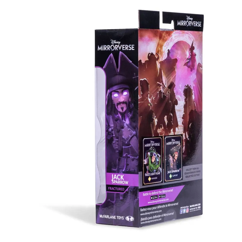 Disney Mirrorverse akcijska figura Jack Sparrow Fractured Gold Label Series 18 cm fotografija proizvoda