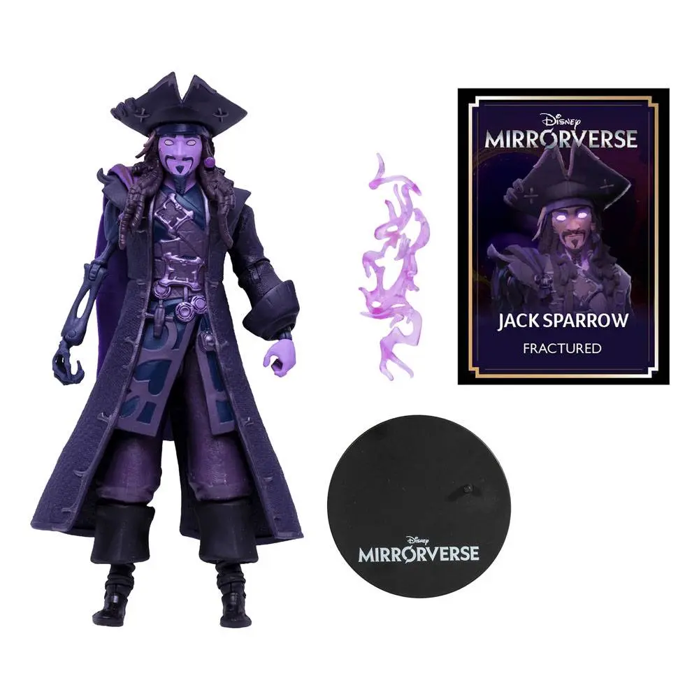 Disney Mirrorverse akcijska figura Jack Sparrow Fractured Gold Label Series 18 cm fotografija proizvoda