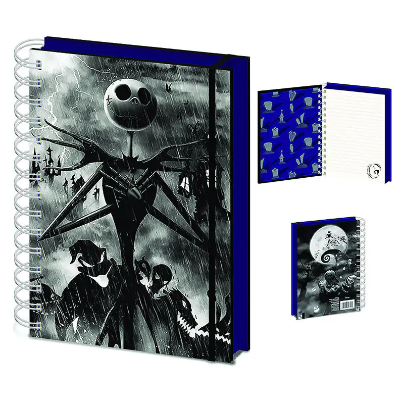 Disney Nightmare Before Christmas A5 lentikularna bilježnica fotografija proizvoda