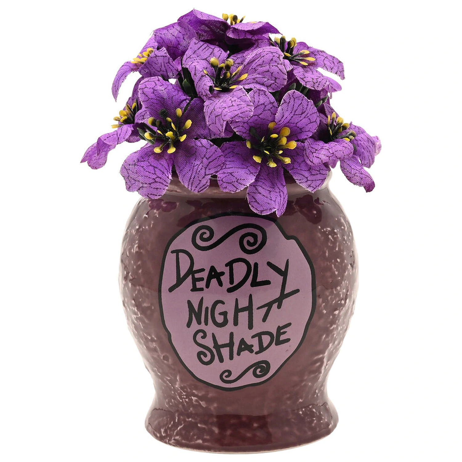 Disney Nightmare Before Christmas Deadly Nightshade tegla za cvijeće s umjetnom biljkom fotografija proizvoda