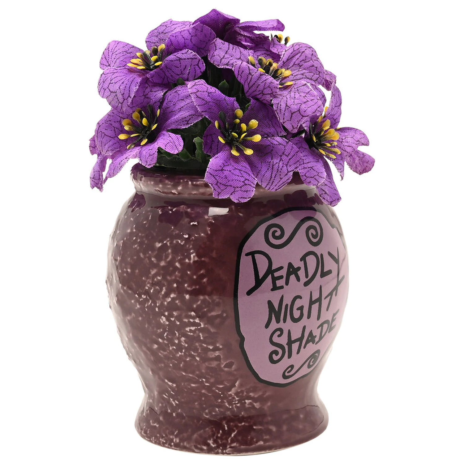 Disney Nightmare Before Christmas Deadly Nightshade tegla za cvijeće s umjetnom biljkom fotografija proizvoda