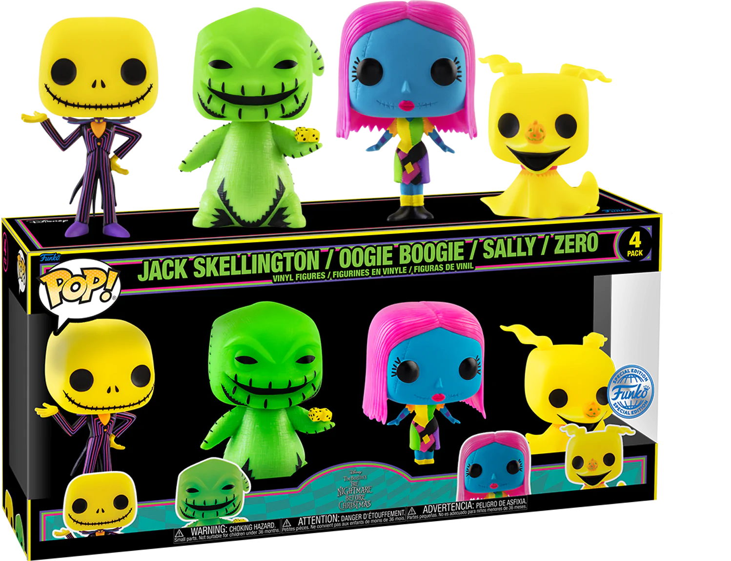 Disney POP! Movies Vinilna Figura Set od 4 Nightmare before Christmas (EMEA) 9 cm fotografija proizvoda