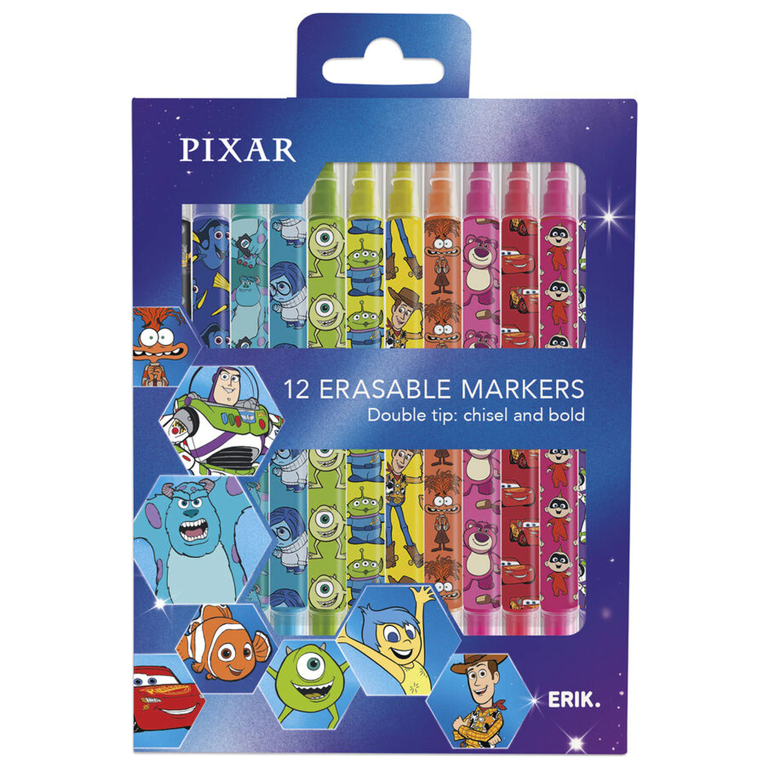 Disney Pixar set od 12 izbrisivih flomastera fotografija proizvoda