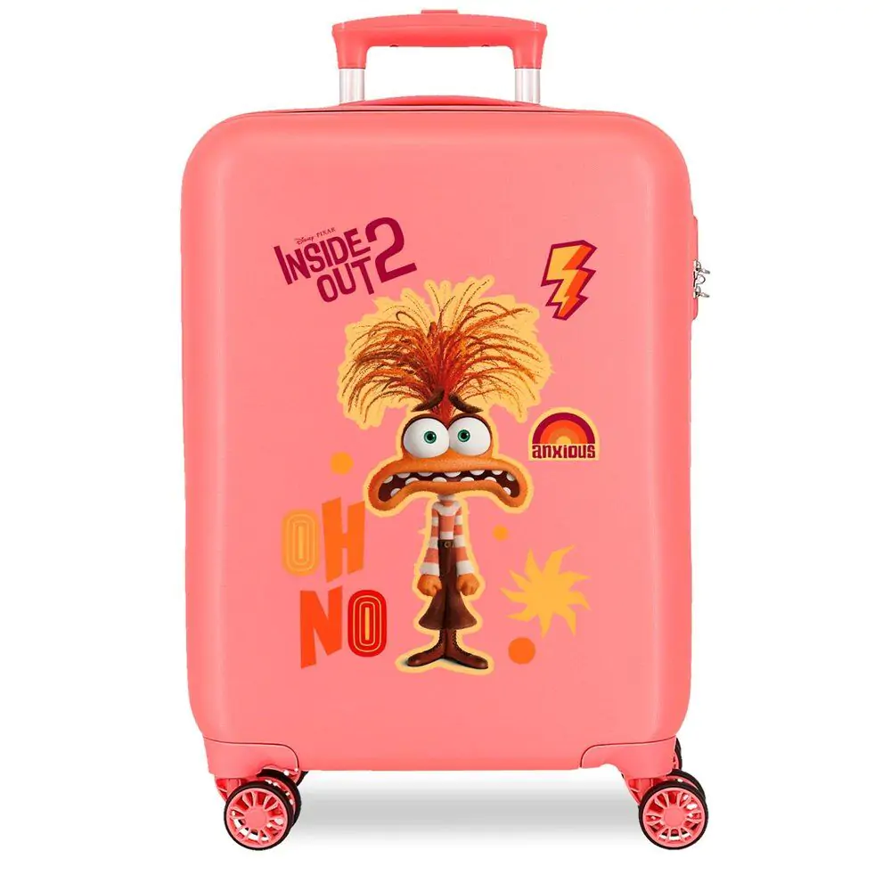 Disney Pixar Inside Out 2 Anxious ABS putni kovčeg s kotačićima 55 cm fotografija proizvoda