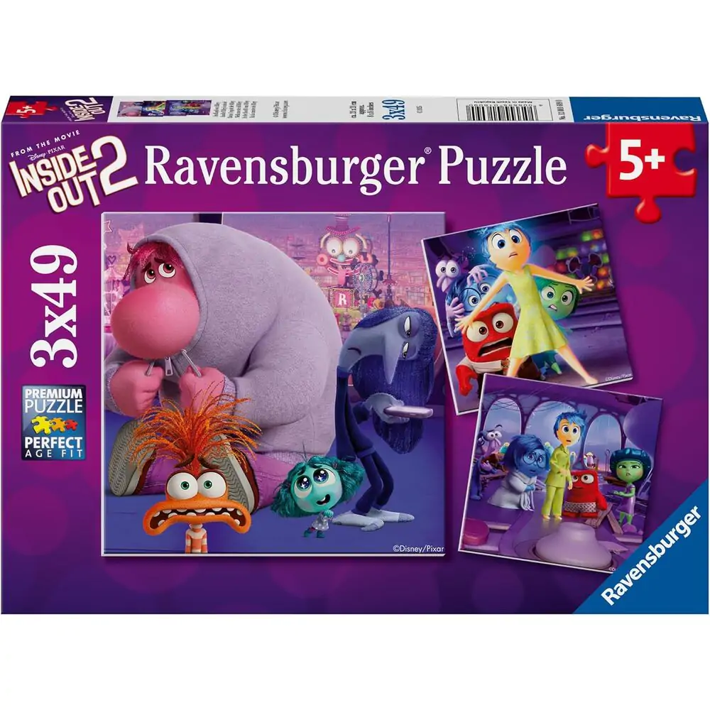 Disney Pixar Inside Out 2 puzzle 3 x 49 komada fotografija proizvoda