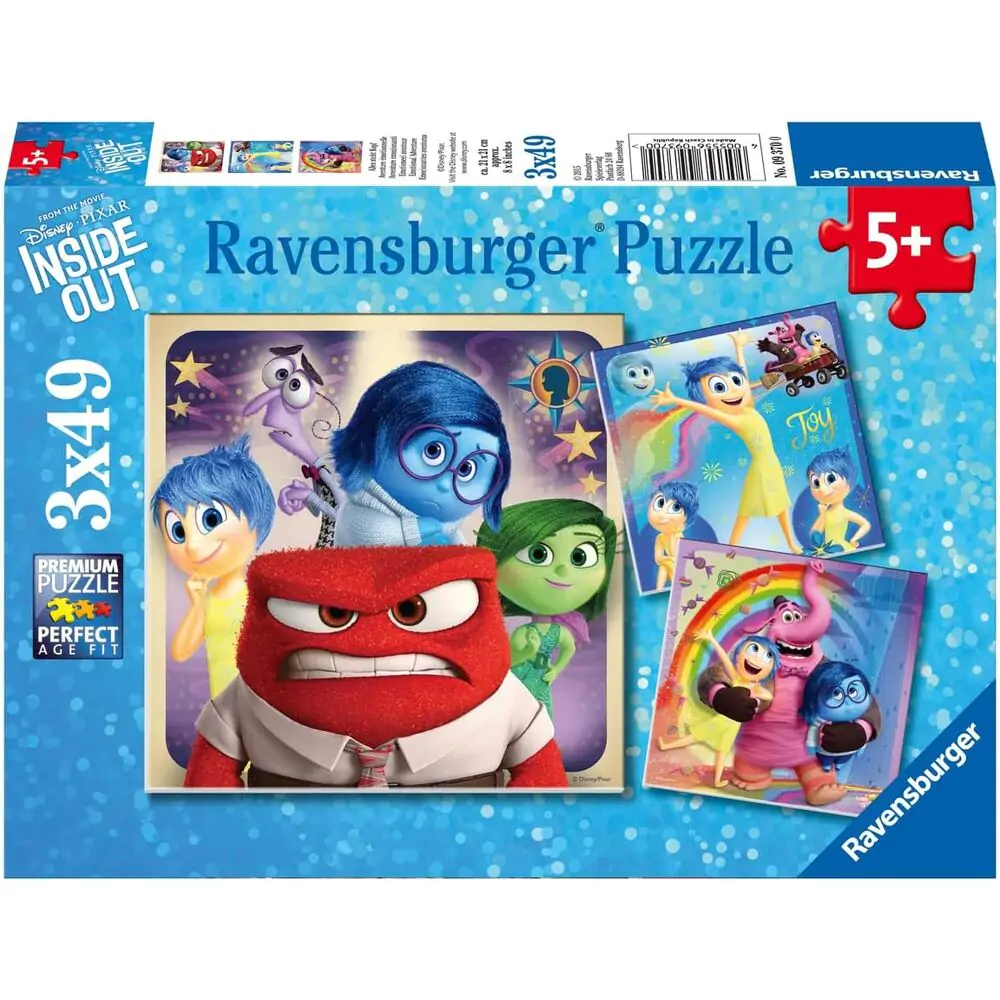 Disney Pixar Inside Out puzzle 3 x 49 komada fotografija proizvoda