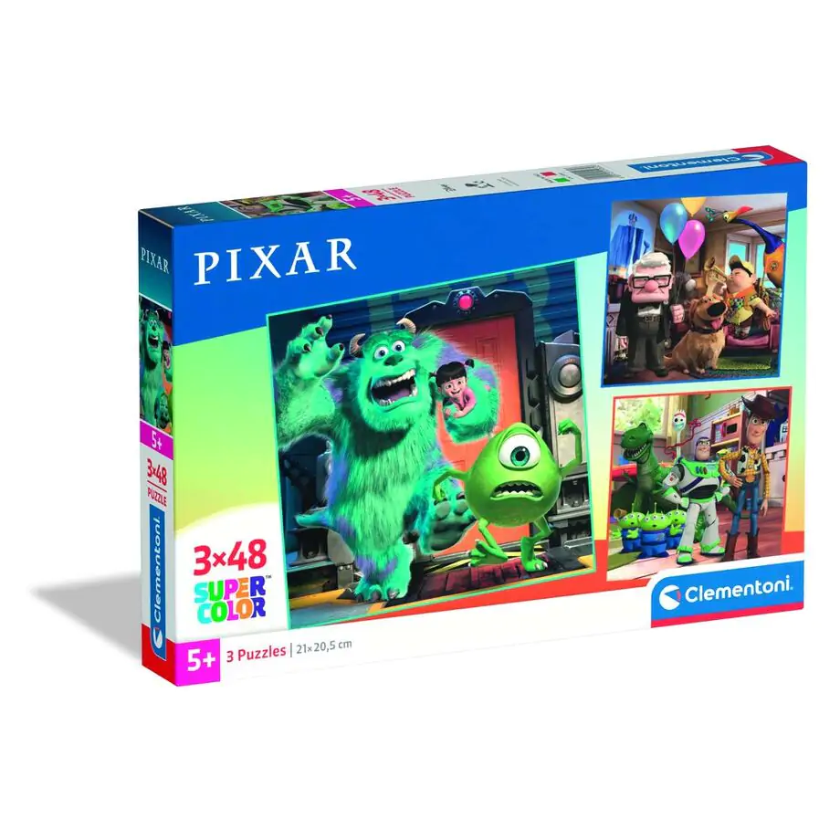 Disney Pixar puzzle 3x48 komada fotografija proizvoda