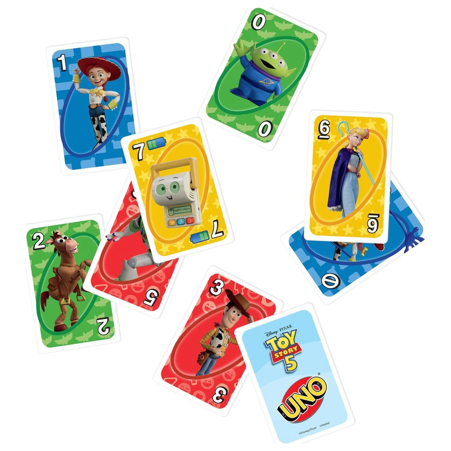 Disney Pixar Toy Story 5 UNO kartaška igra fotografija proizvoda