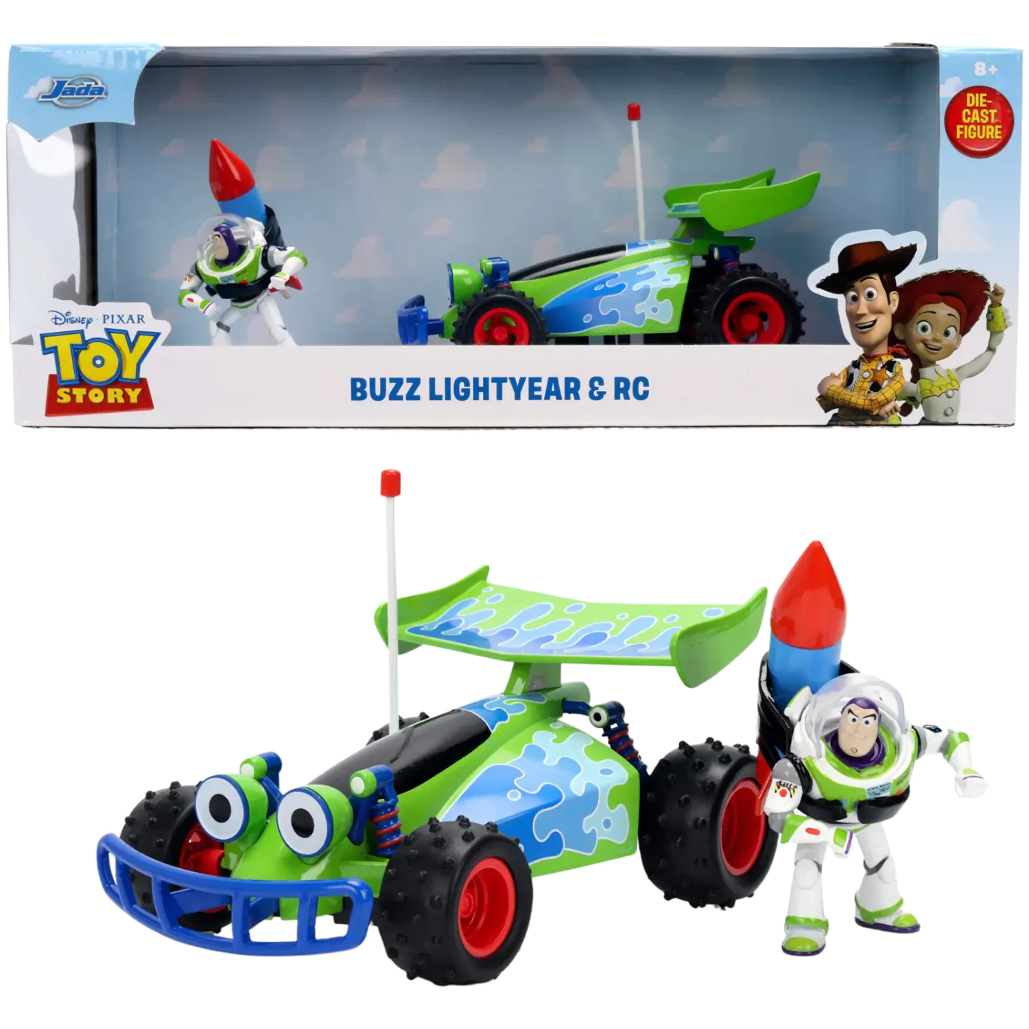 Disney Pixar Toy Story Buzz Lightyear Turbo Bugg set figura fotografija proizvoda