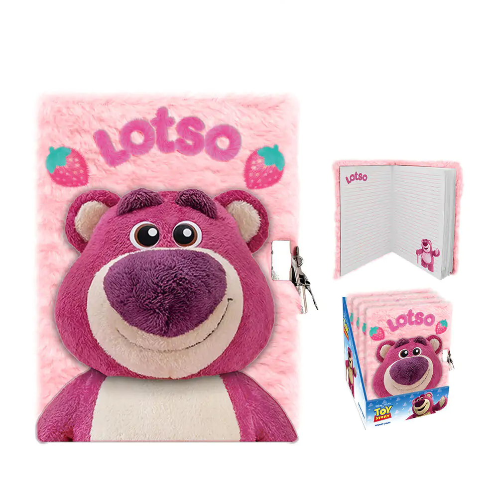 Disney Pixar Toy Story Lotso plišna bilježnica fotografija proizvoda