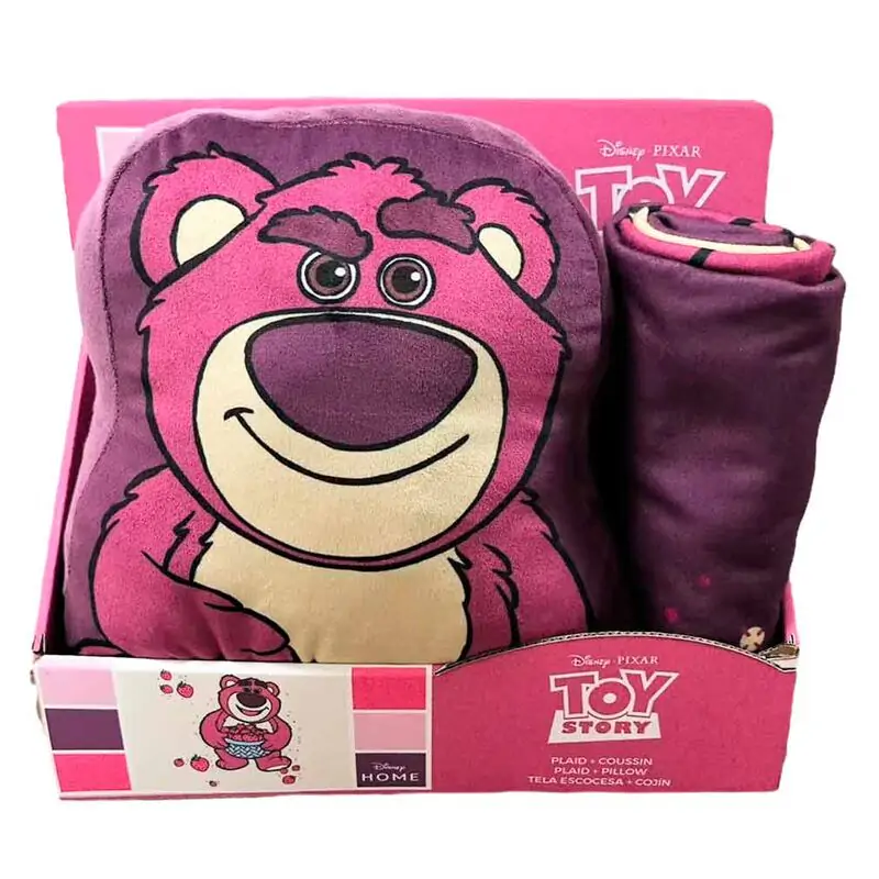 Disney Pixar Toy Story Lotso polarna deka + jastuk set fotografija proizvoda