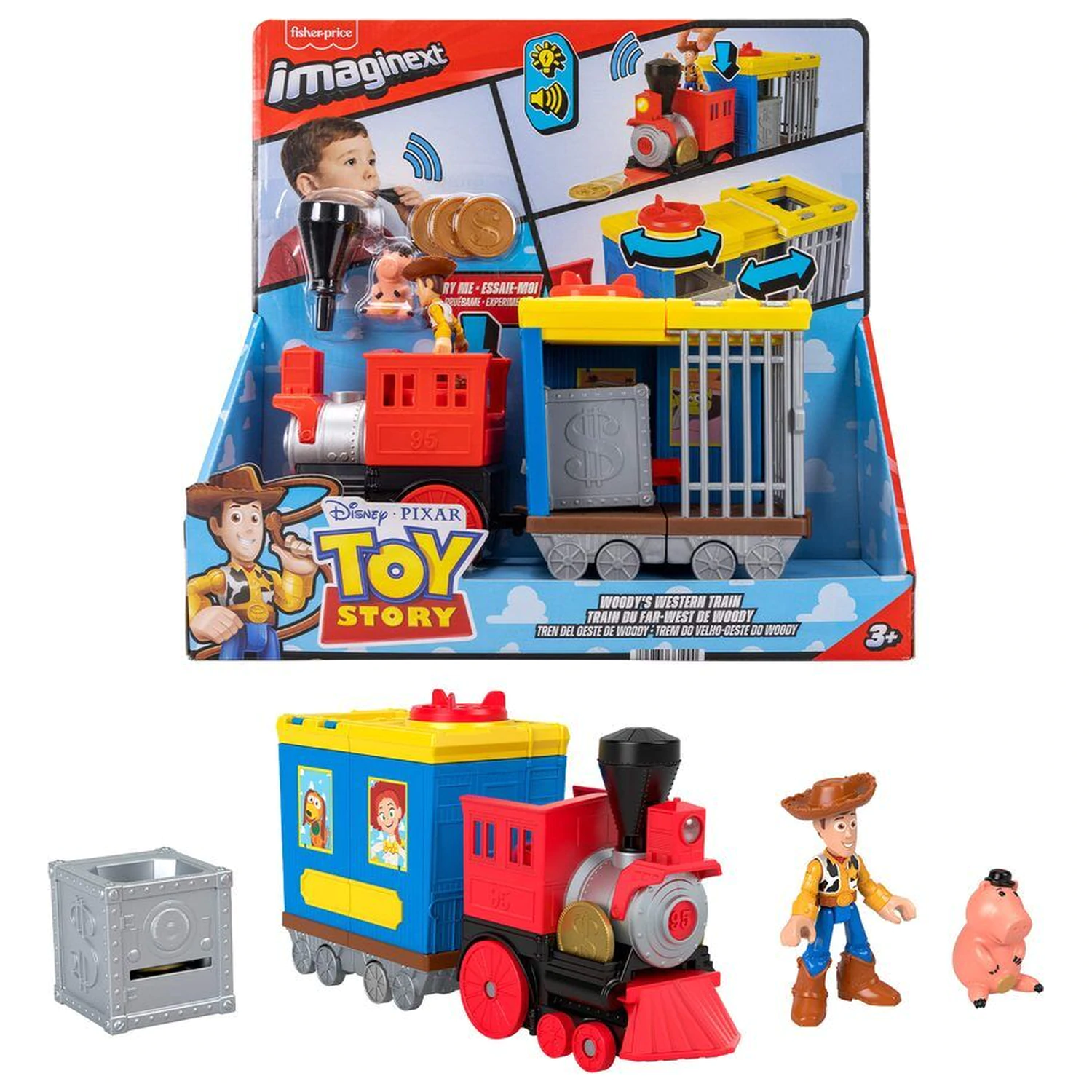 Disney Pixar Toy Story Vlak Divlji zapad s Woodyjem fotografija proizvoda