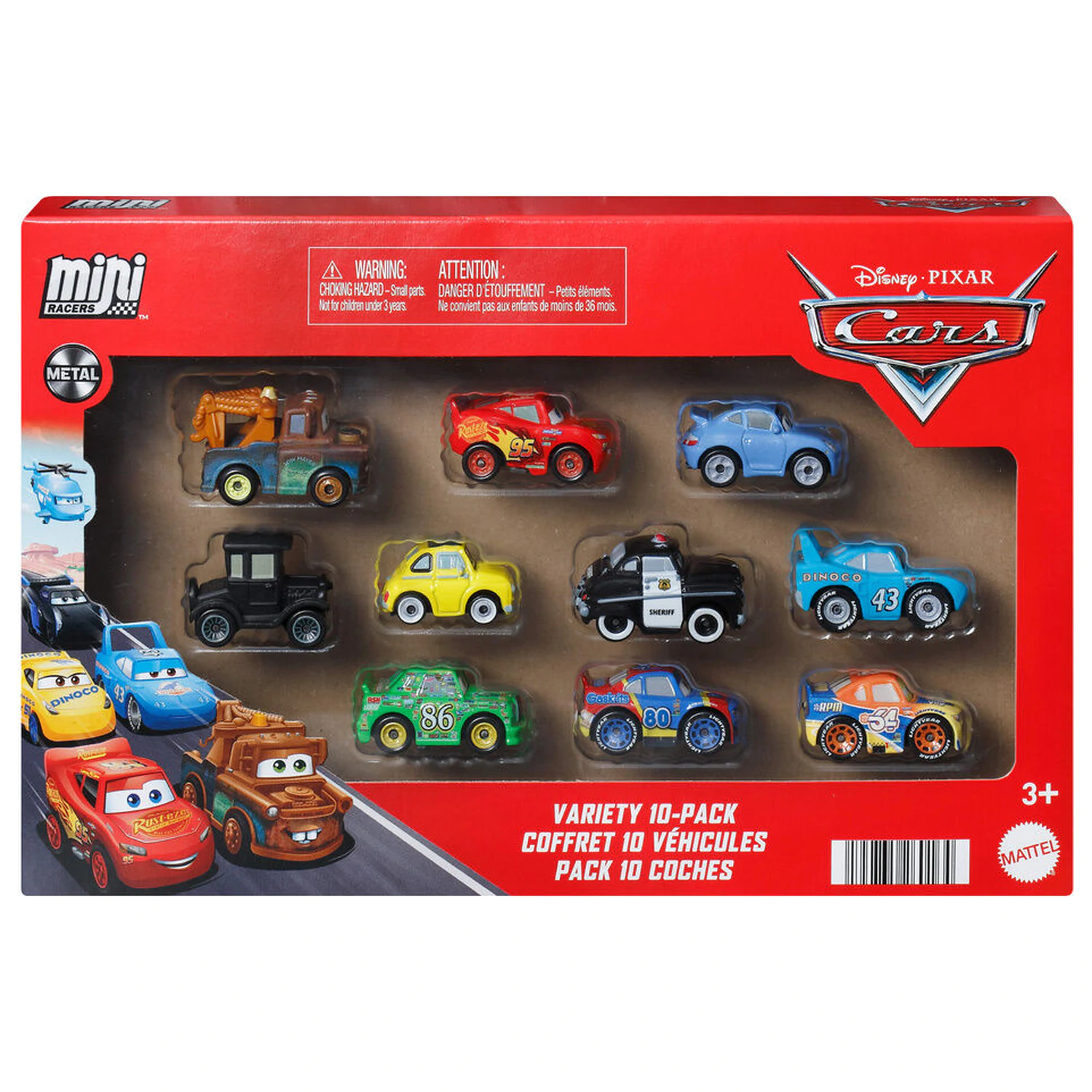 Disney Pixar Cars blister 10 mini vozila fotografija proizvoda