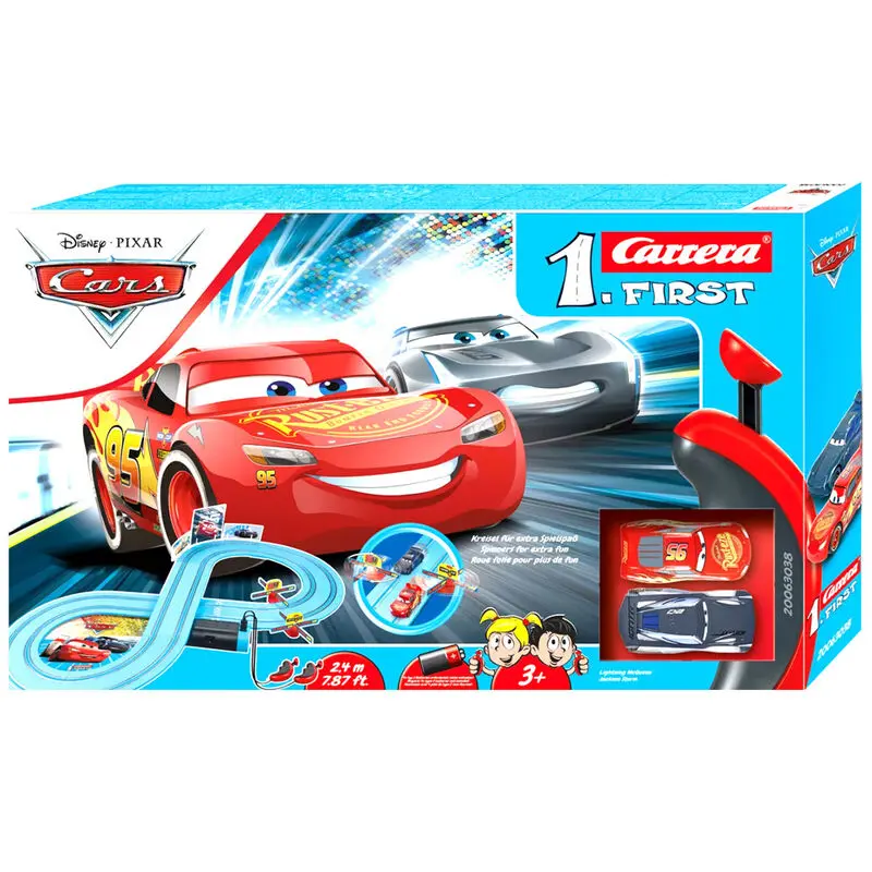 Disney Pixar Cars Rayo & Storm trkaća staza fotografija proizvoda