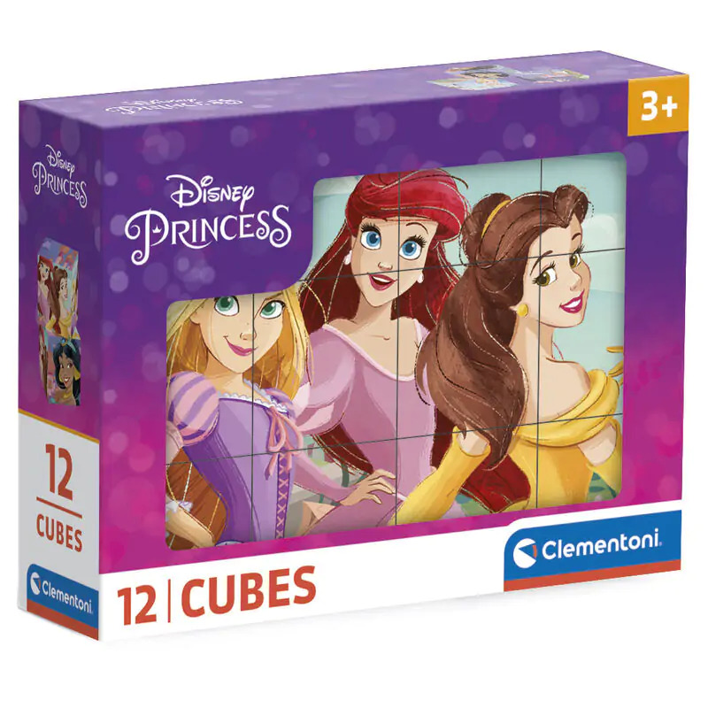 Disney Princesss puzzle u kocki 12 kom fotografija proizvoda