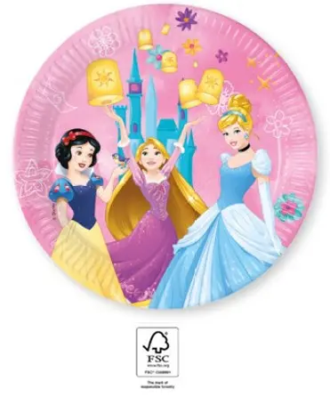 Disney Princess Live your Story, Disney Princess papirnati tanjuri 8 komada 23 cm FSC fotografija proizvoda