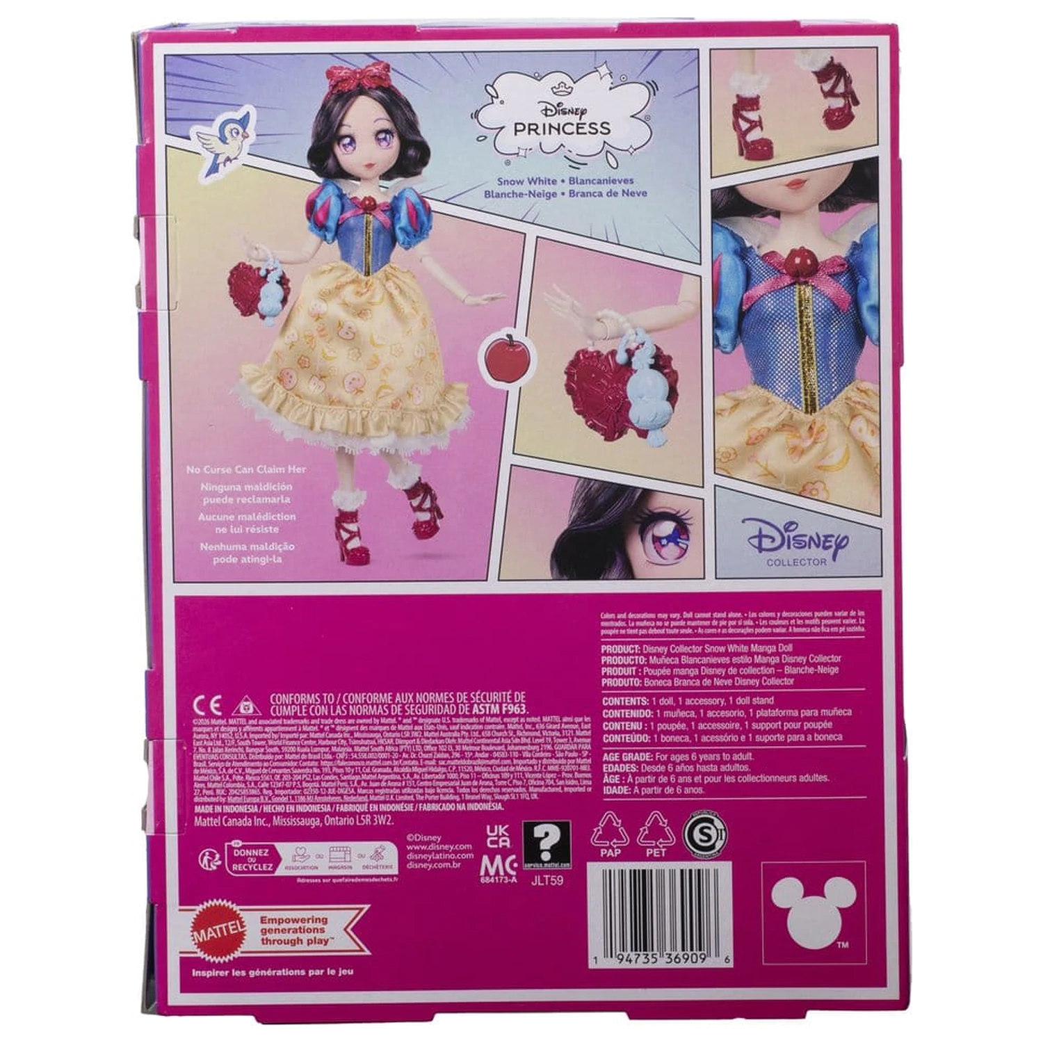 Disney Princess Lutka Manga Snow White 22 cm fotografija proizvoda