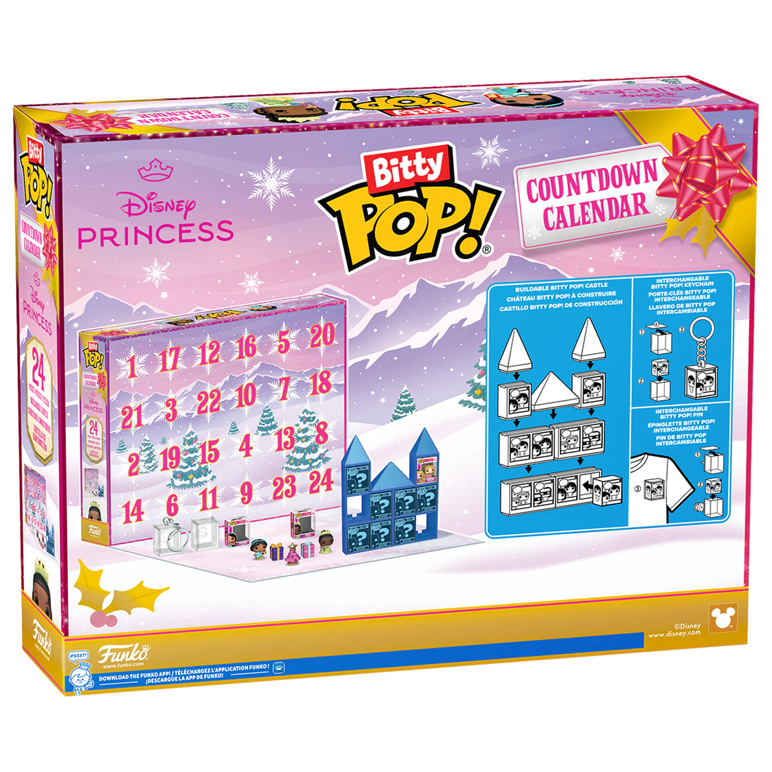 Disney Princess Funko Bitty POP! Adventski kalendar fotografija proizvoda