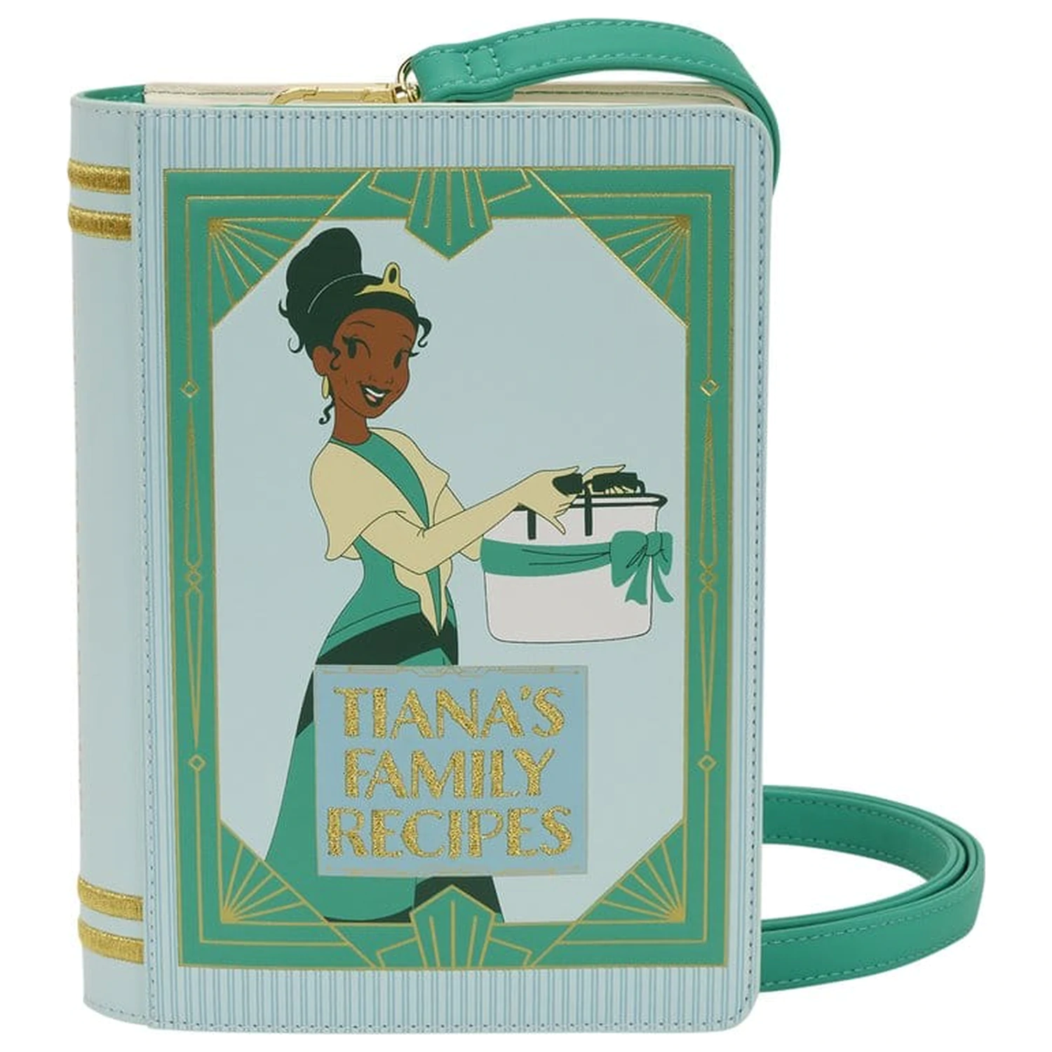 Disney by Loungefly Torba preko tijela Princess Tiana Recipe Book fotografija proizvoda