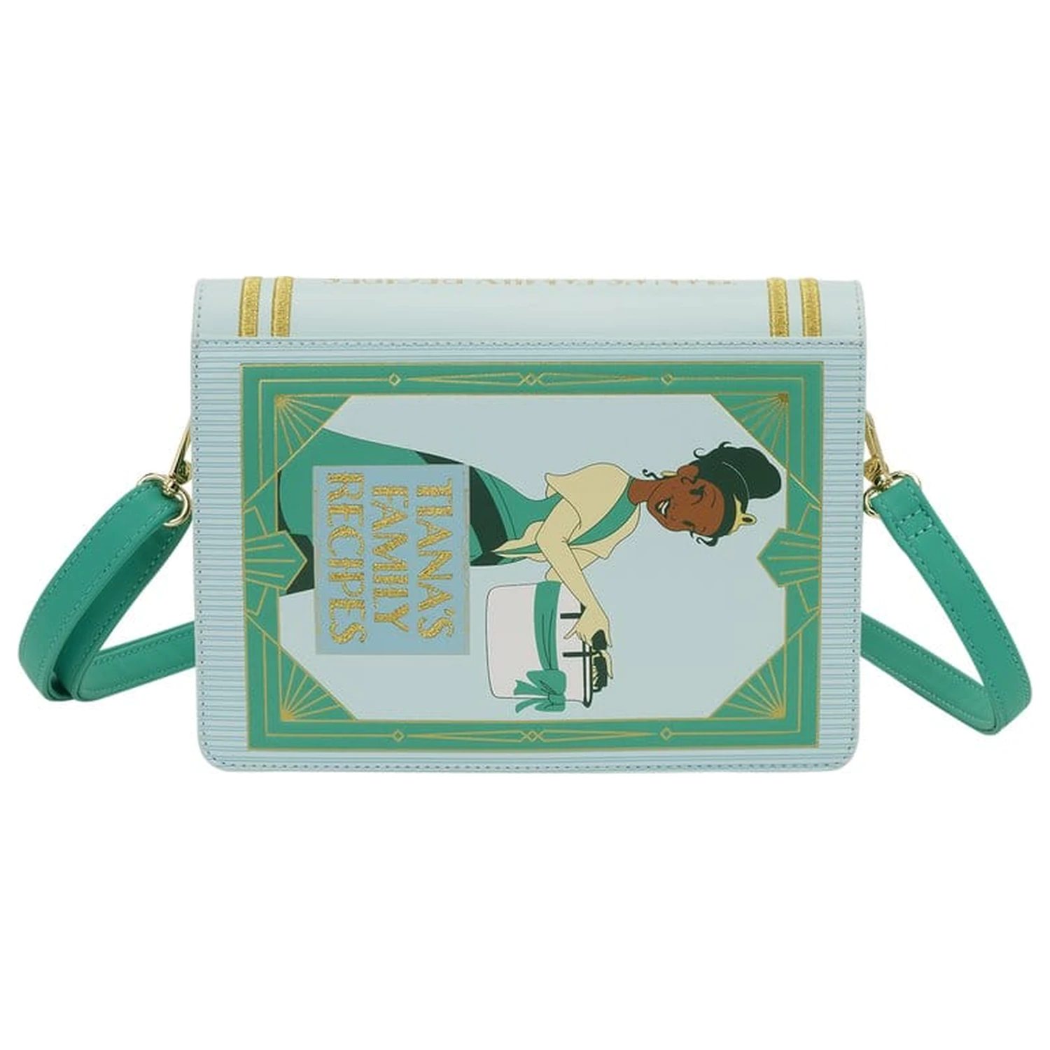 Disney by Loungefly Torba preko tijela Princess Tiana Recipe Book fotografija proizvoda