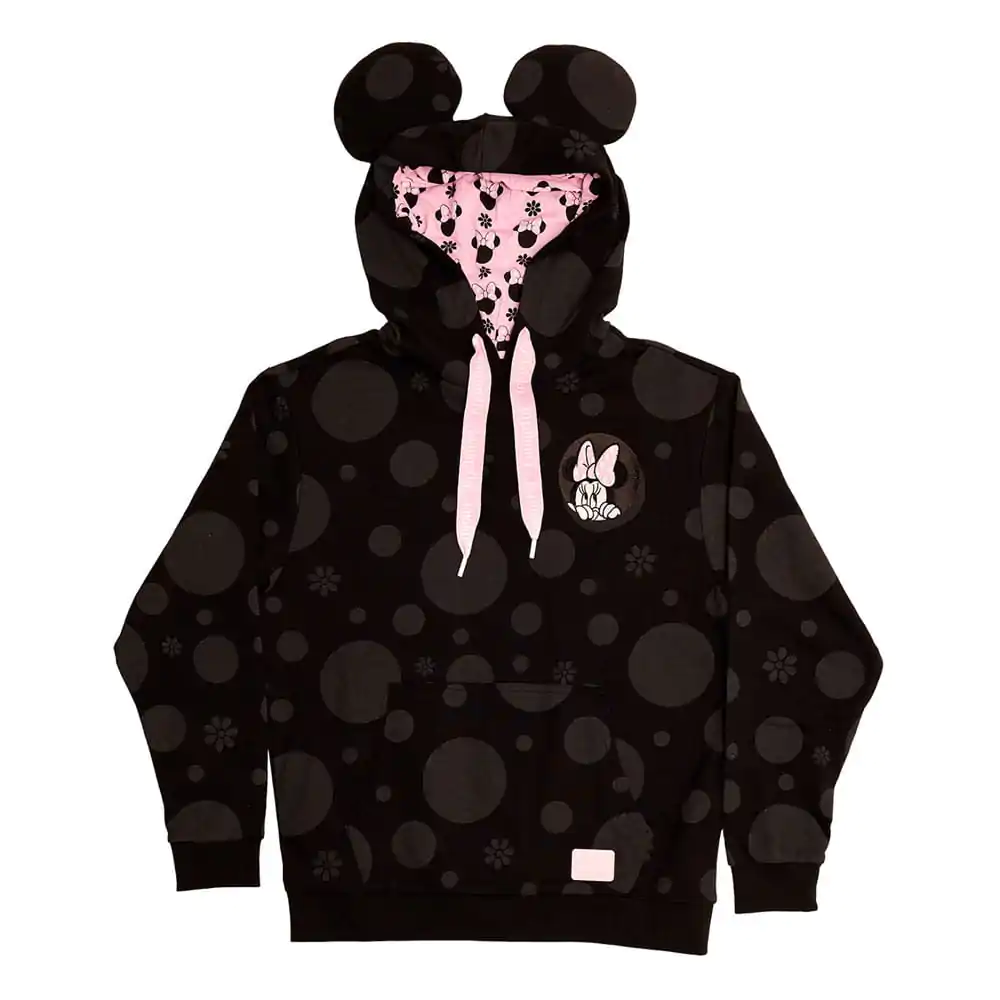 Disney by Loungefly unisex majica s kapuljačom Minnie Rocks the Dots Florals fotografija proizvoda