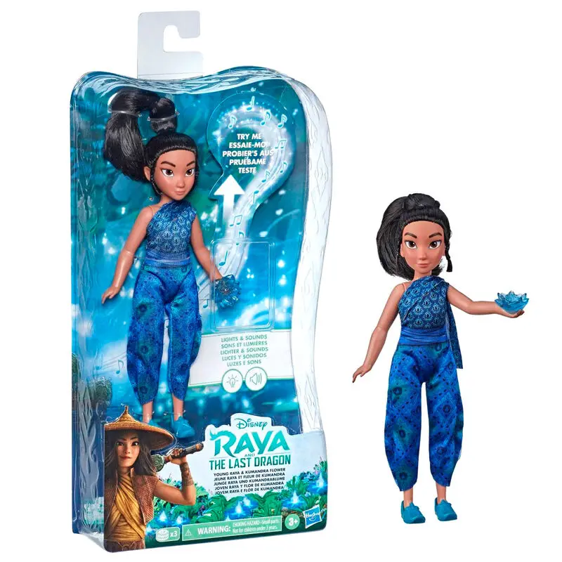 Disney Raya and the Last Dragon Young Raya and Kumandra Flower figura fotografija proizvoda