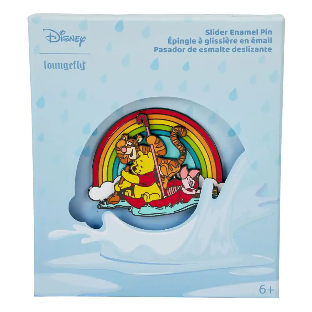 Disney by Loungefly Klizna emajlirana značka Winnie the Pooh Rainy Day Limited Edition 8 cm fotografija proizvoda