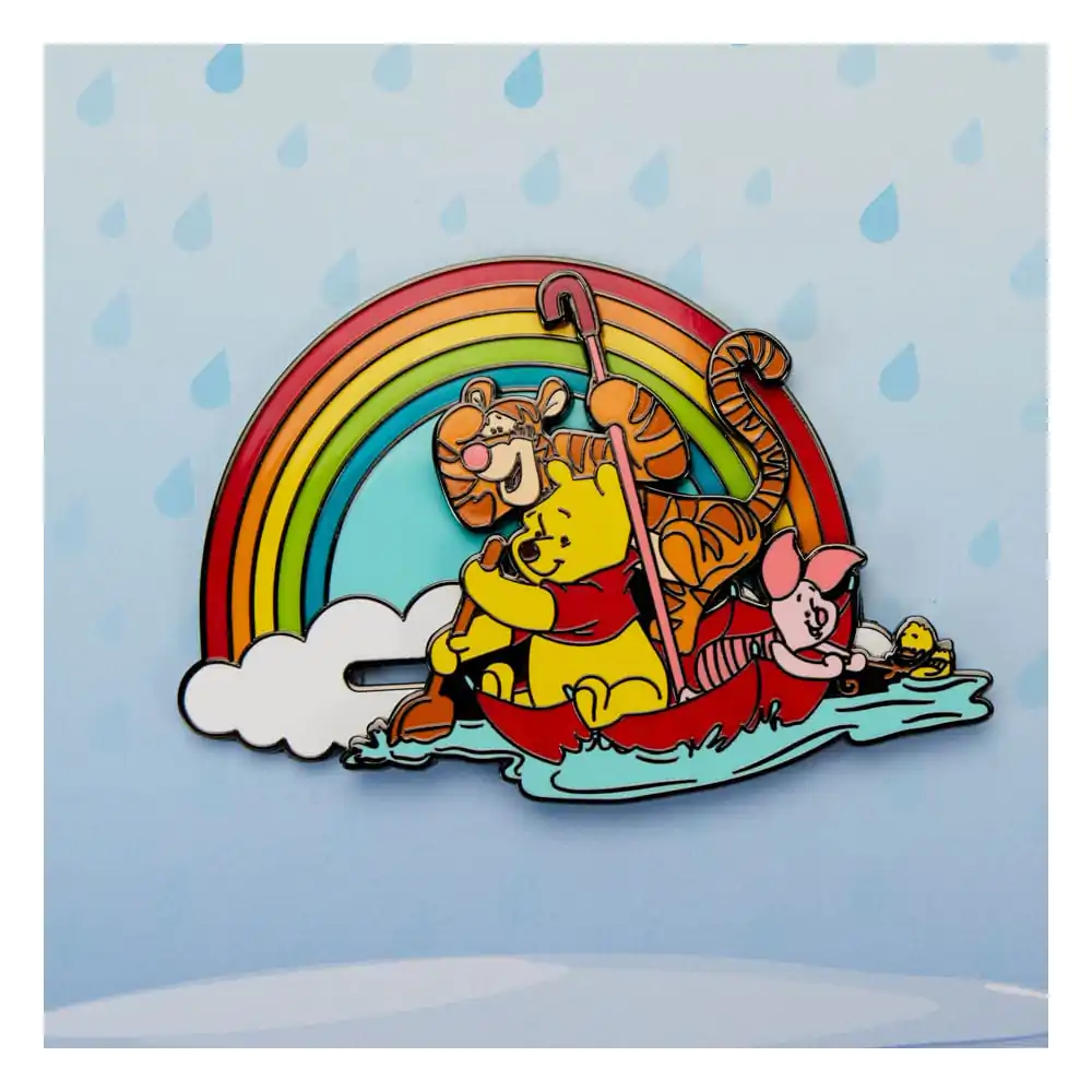 Disney by Loungefly Klizna emajlirana značka Winnie the Pooh Rainy Day Limited Edition 8 cm fotografija proizvoda